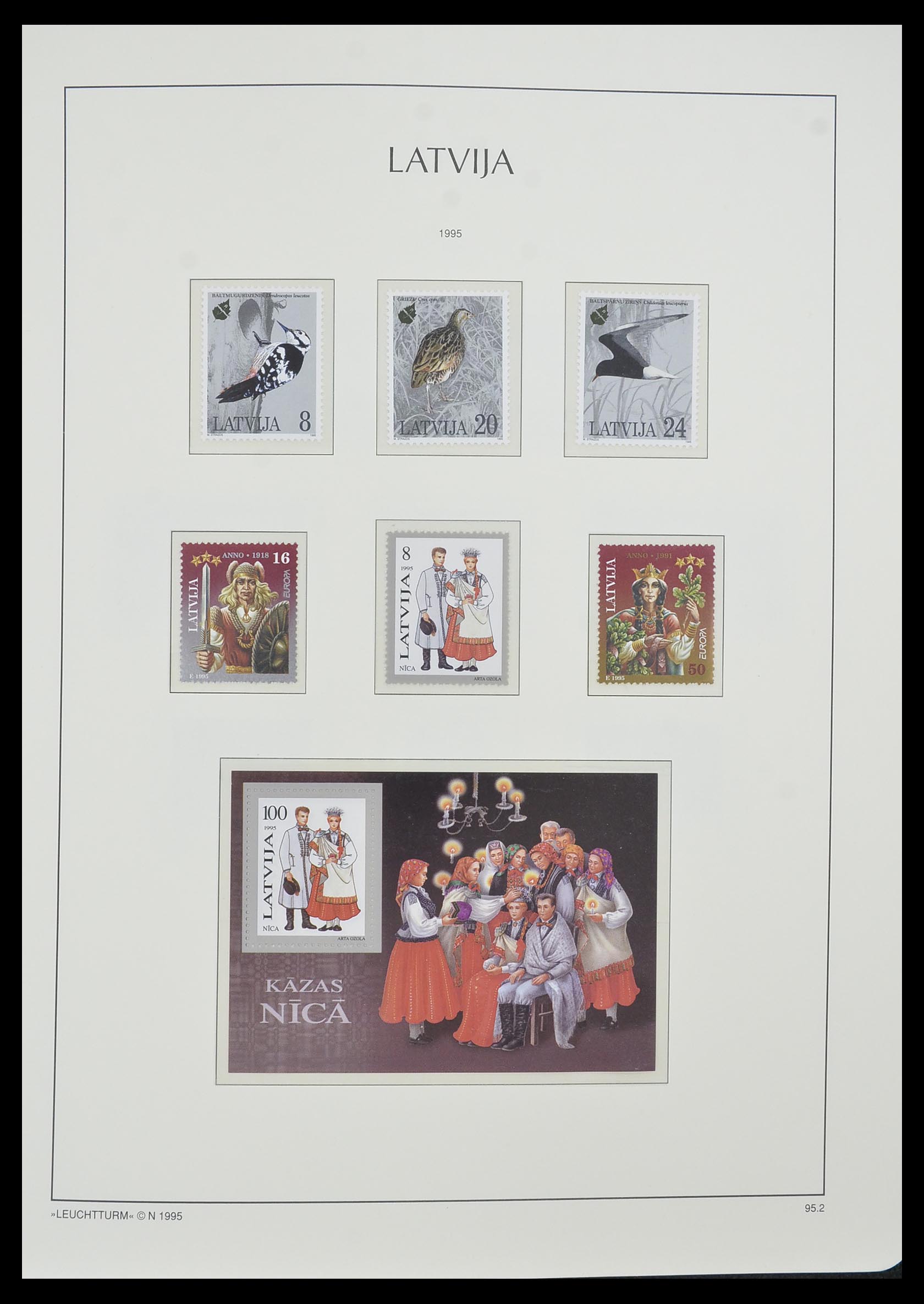 33983 070 - Postzegelverzameling 33983 Baltische Staten 1990-2012.