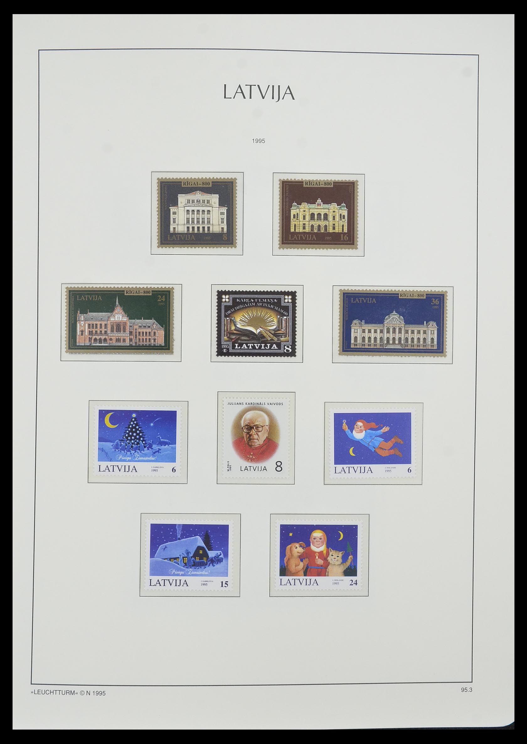 33983 071 - Postzegelverzameling 33983 Baltische Staten 1990-2012.