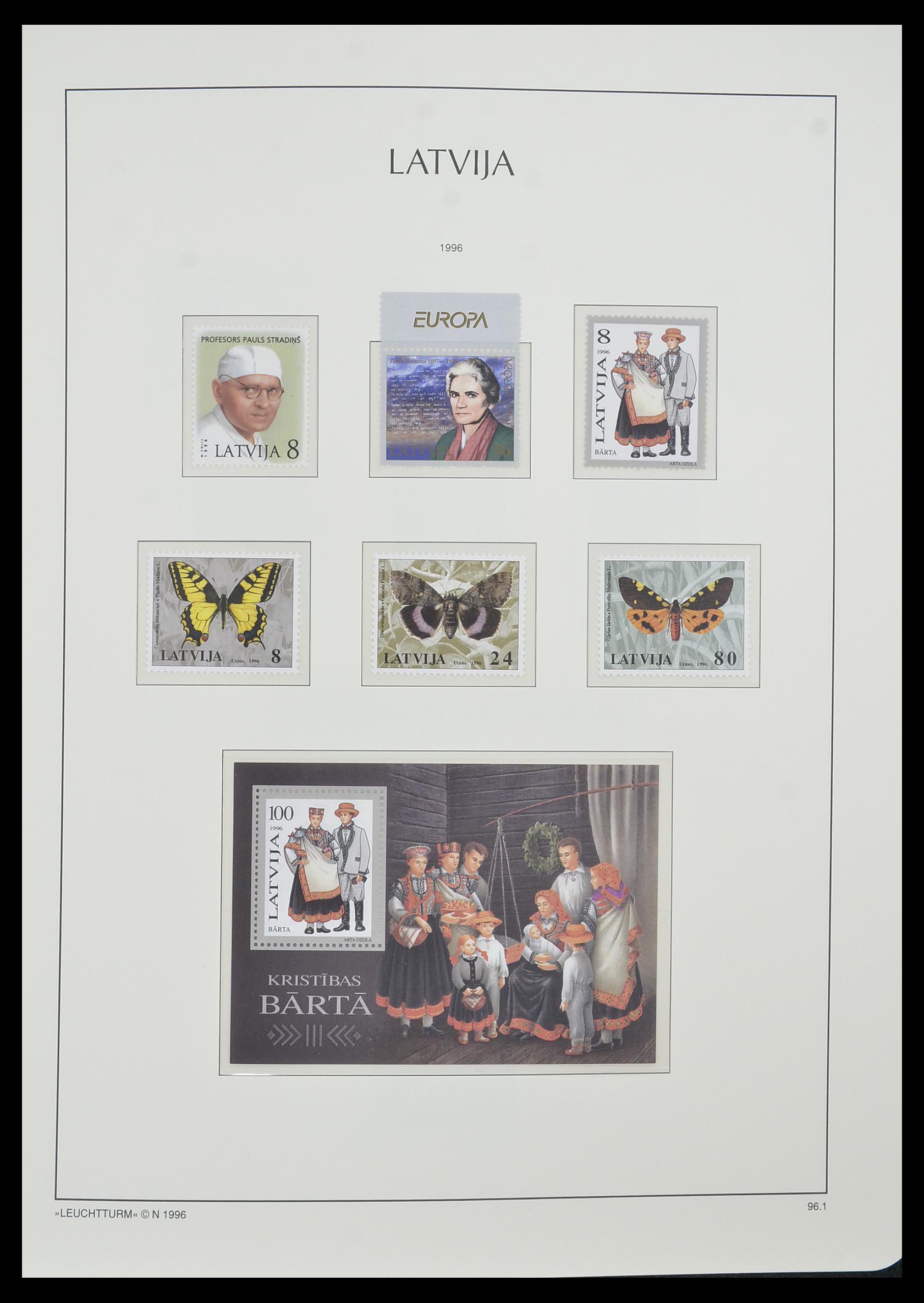33983 072 - Postzegelverzameling 33983 Baltische Staten 1990-2012.