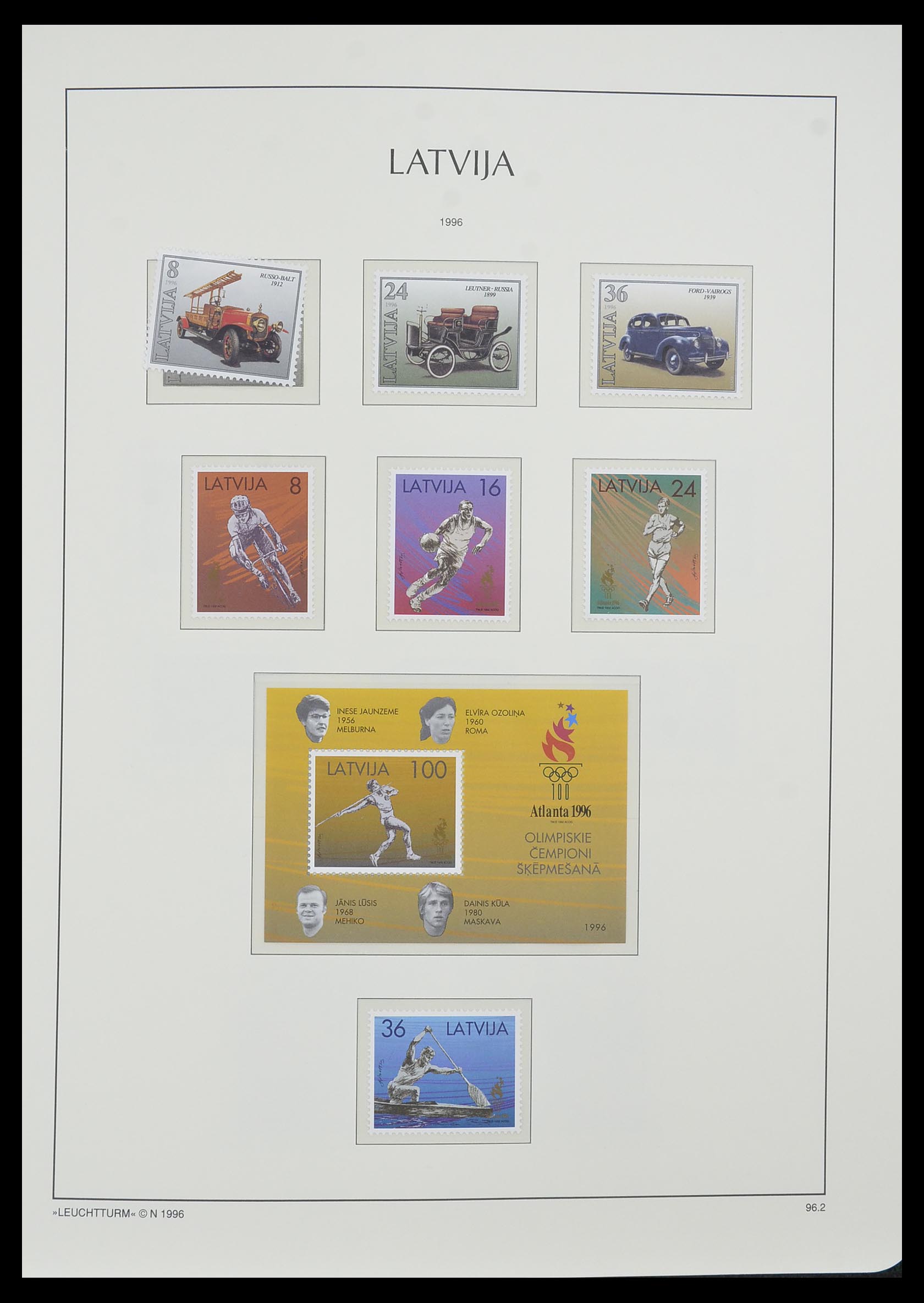 33983 073 - Postzegelverzameling 33983 Baltische Staten 1990-2012.