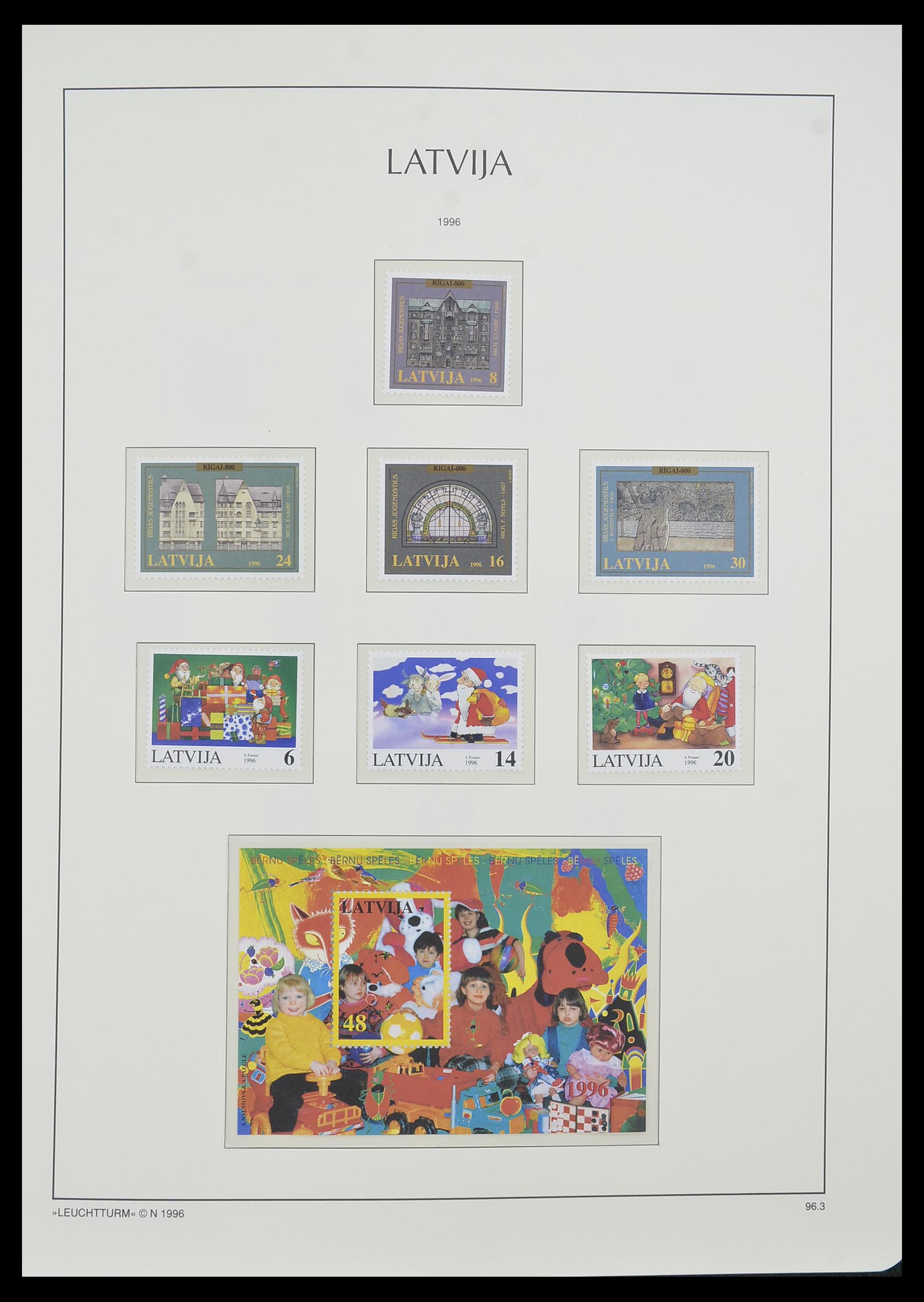 33983 074 - Postzegelverzameling 33983 Baltische Staten 1990-2012.