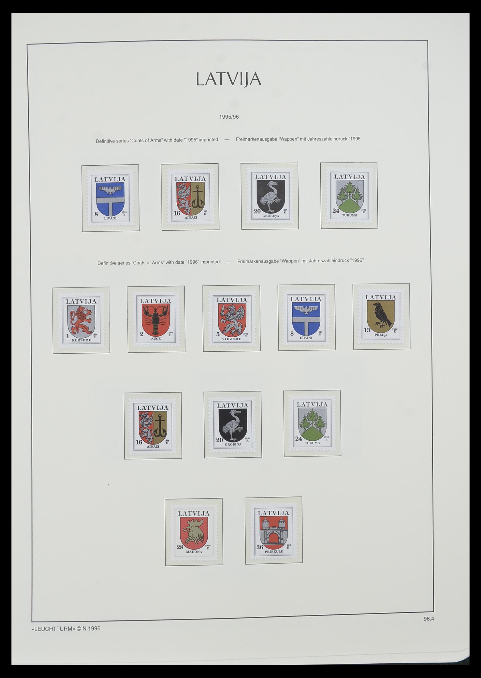 33983 075 - Postzegelverzameling 33983 Baltische Staten 1990-2012.