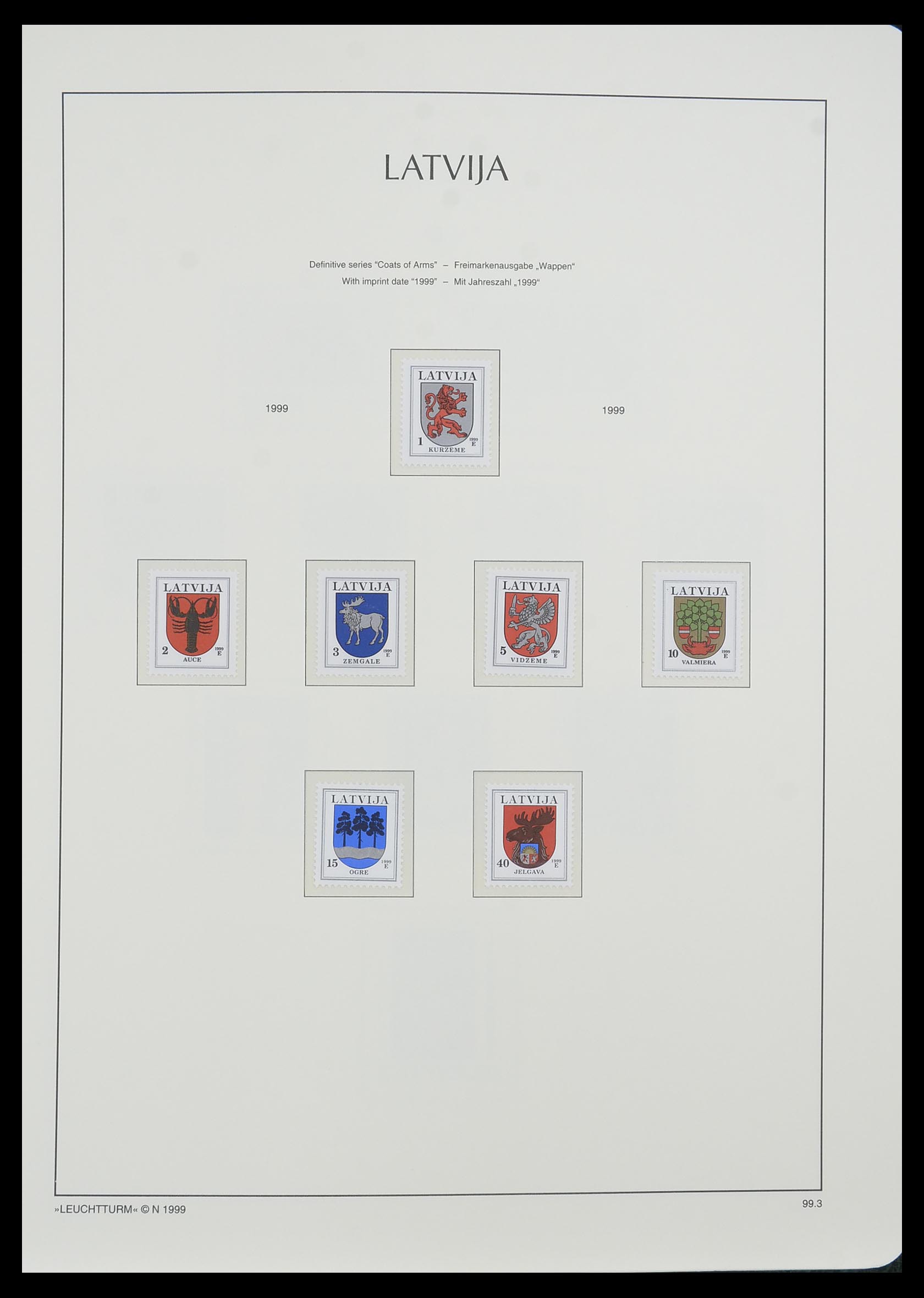 33983 084 - Postzegelverzameling 33983 Baltische Staten 1990-2012.