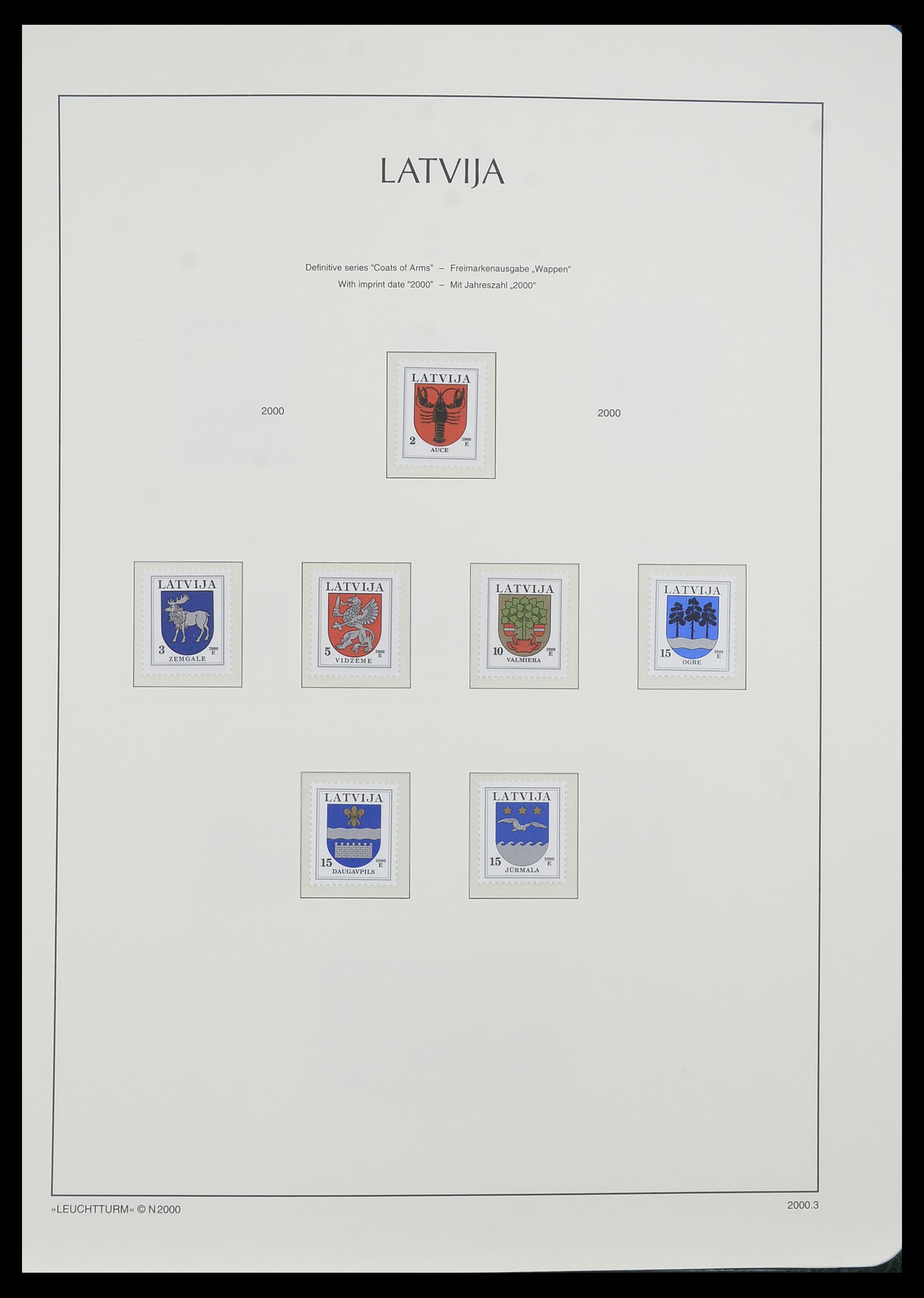 33983 087 - Postzegelverzameling 33983 Baltische Staten 1990-2012.