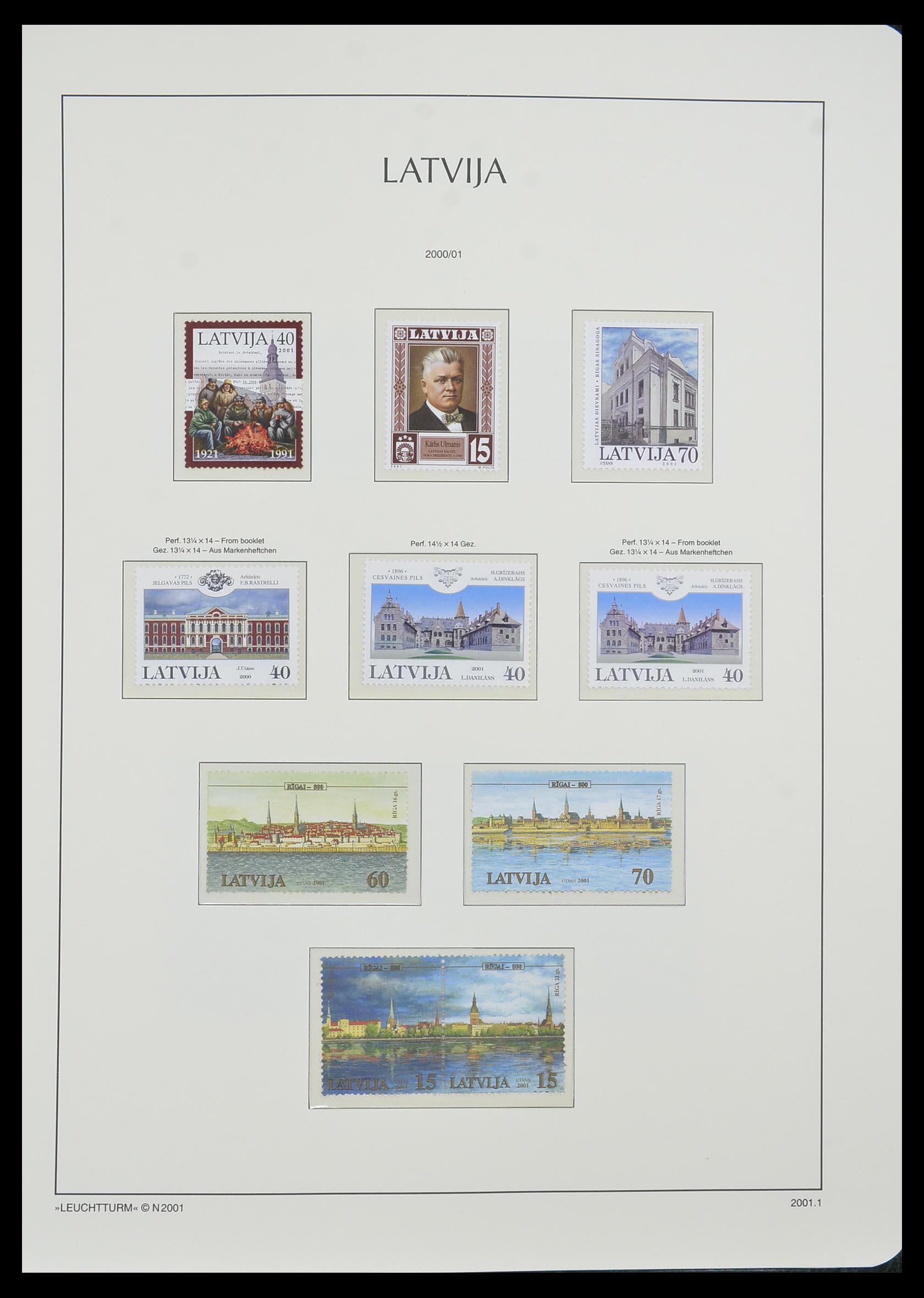 33983 088 - Postzegelverzameling 33983 Baltische Staten 1990-2012.