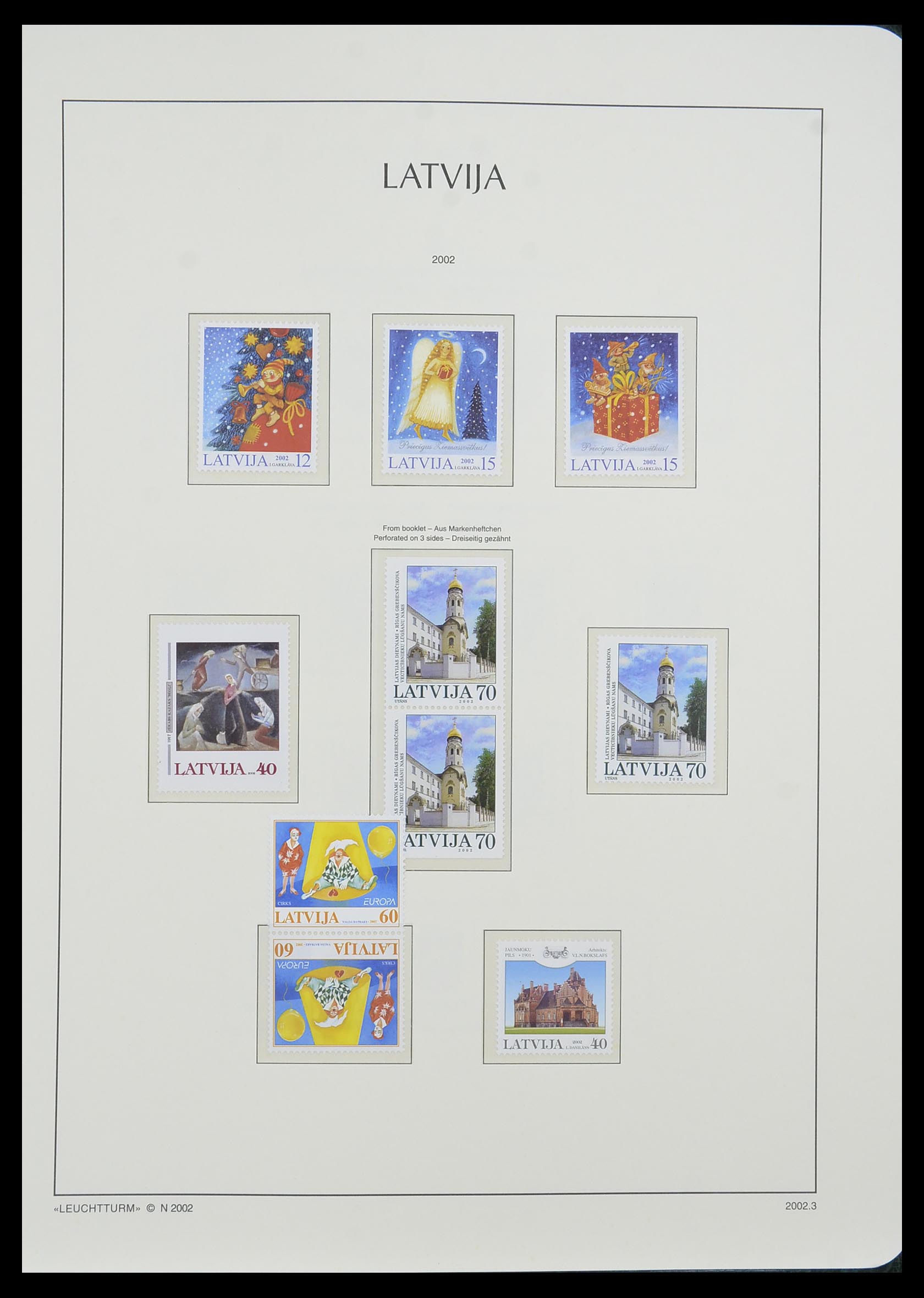 33983 093 - Postzegelverzameling 33983 Baltische Staten 1990-2012.