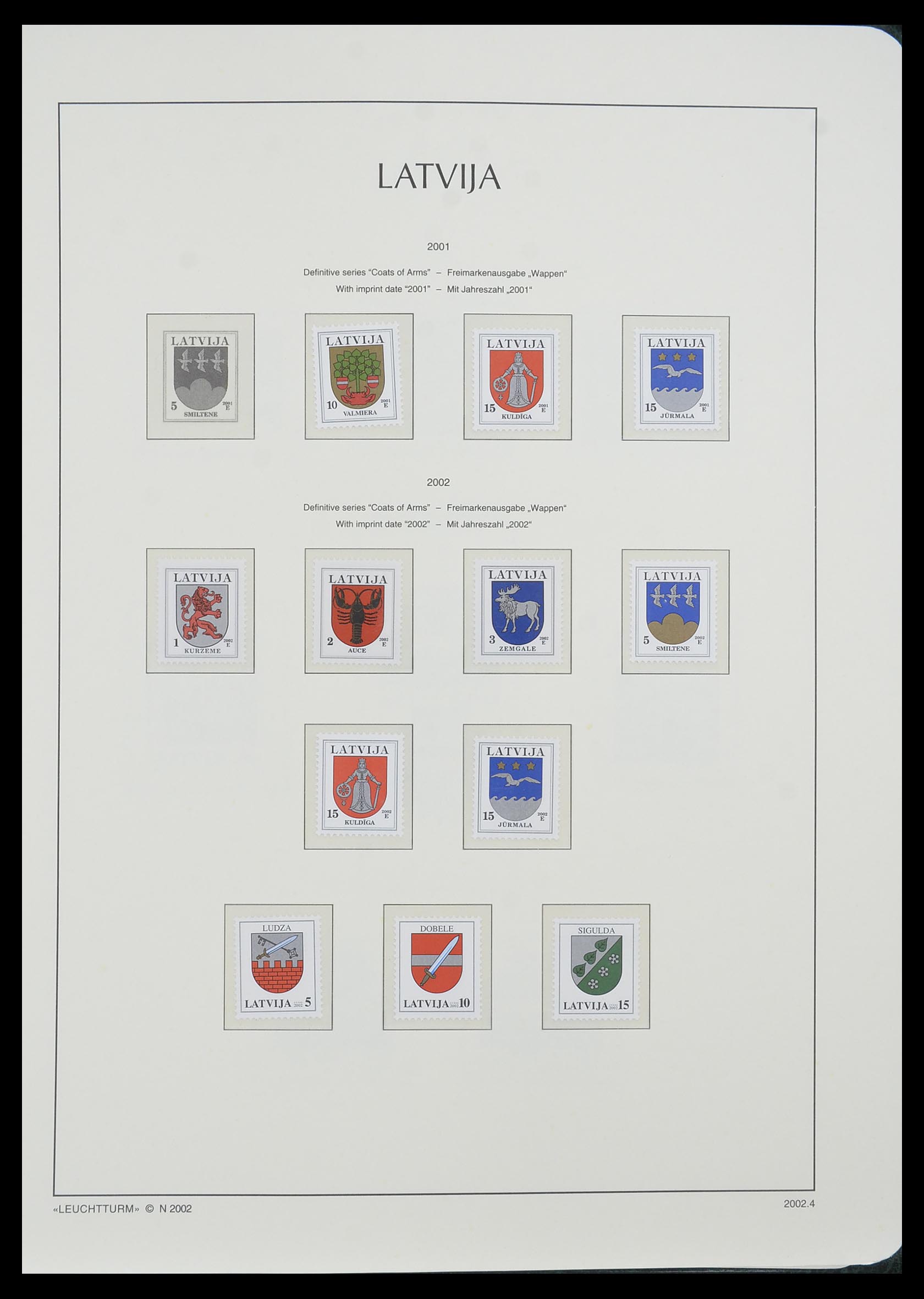 33983 094 - Postzegelverzameling 33983 Baltische Staten 1990-2012.