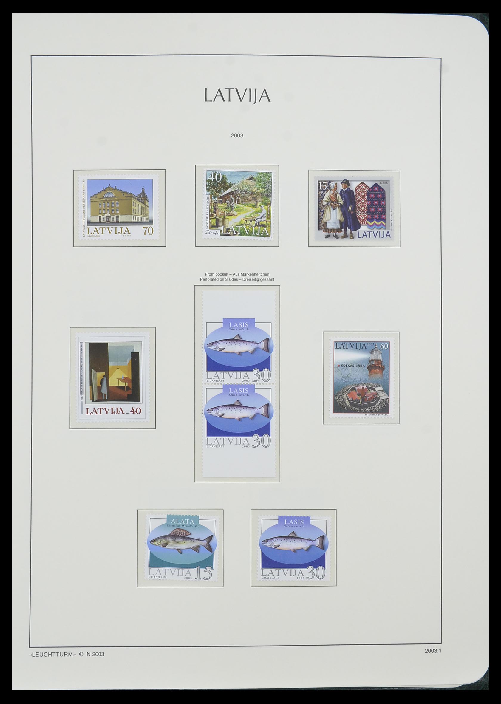 33983 095 - Postzegelverzameling 33983 Baltische Staten 1990-2012.