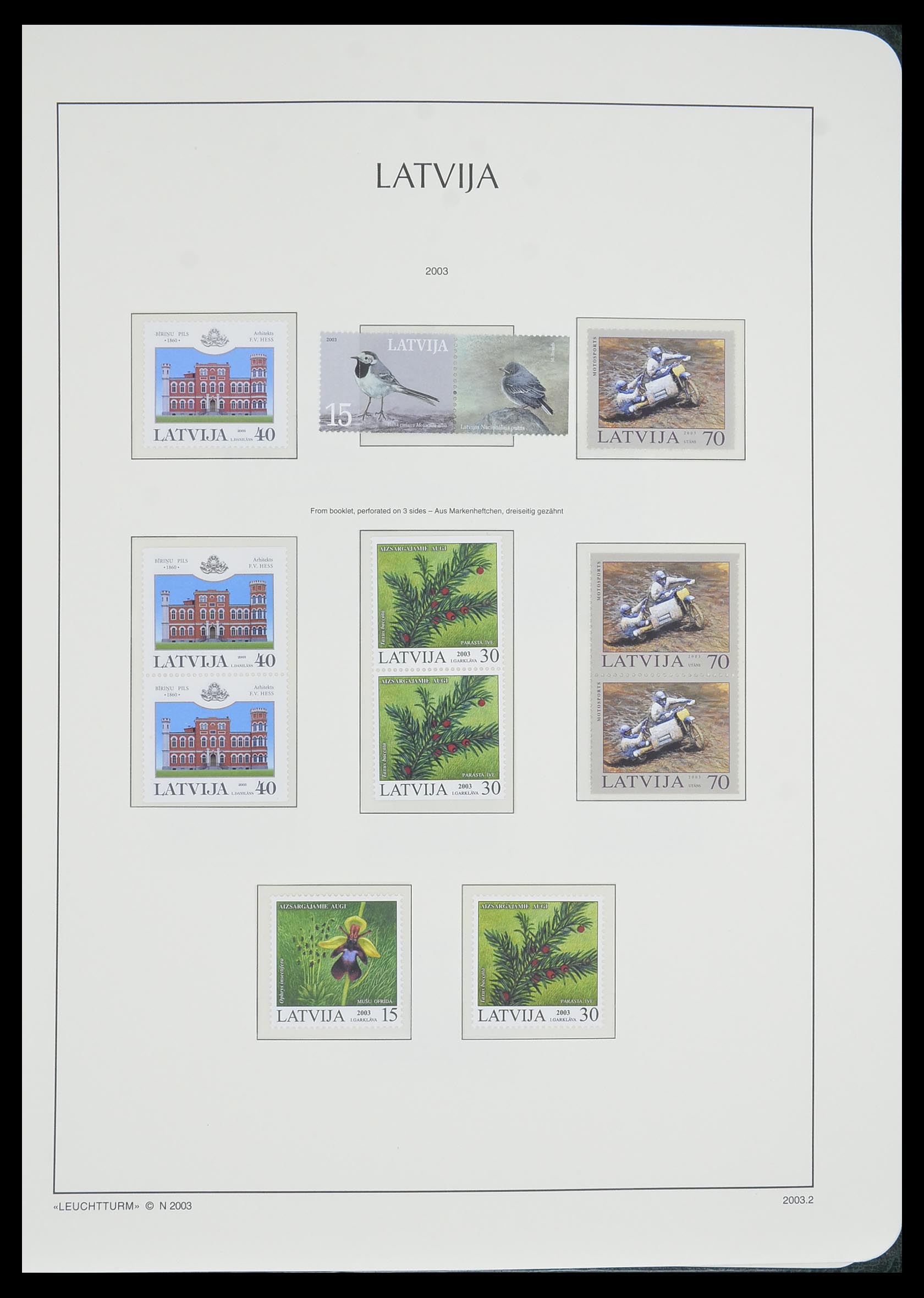 33983 096 - Postzegelverzameling 33983 Baltische Staten 1990-2012.