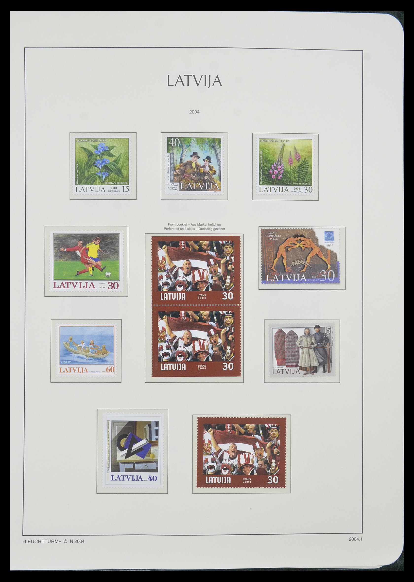 33983 098 - Postzegelverzameling 33983 Baltische Staten 1990-2012.