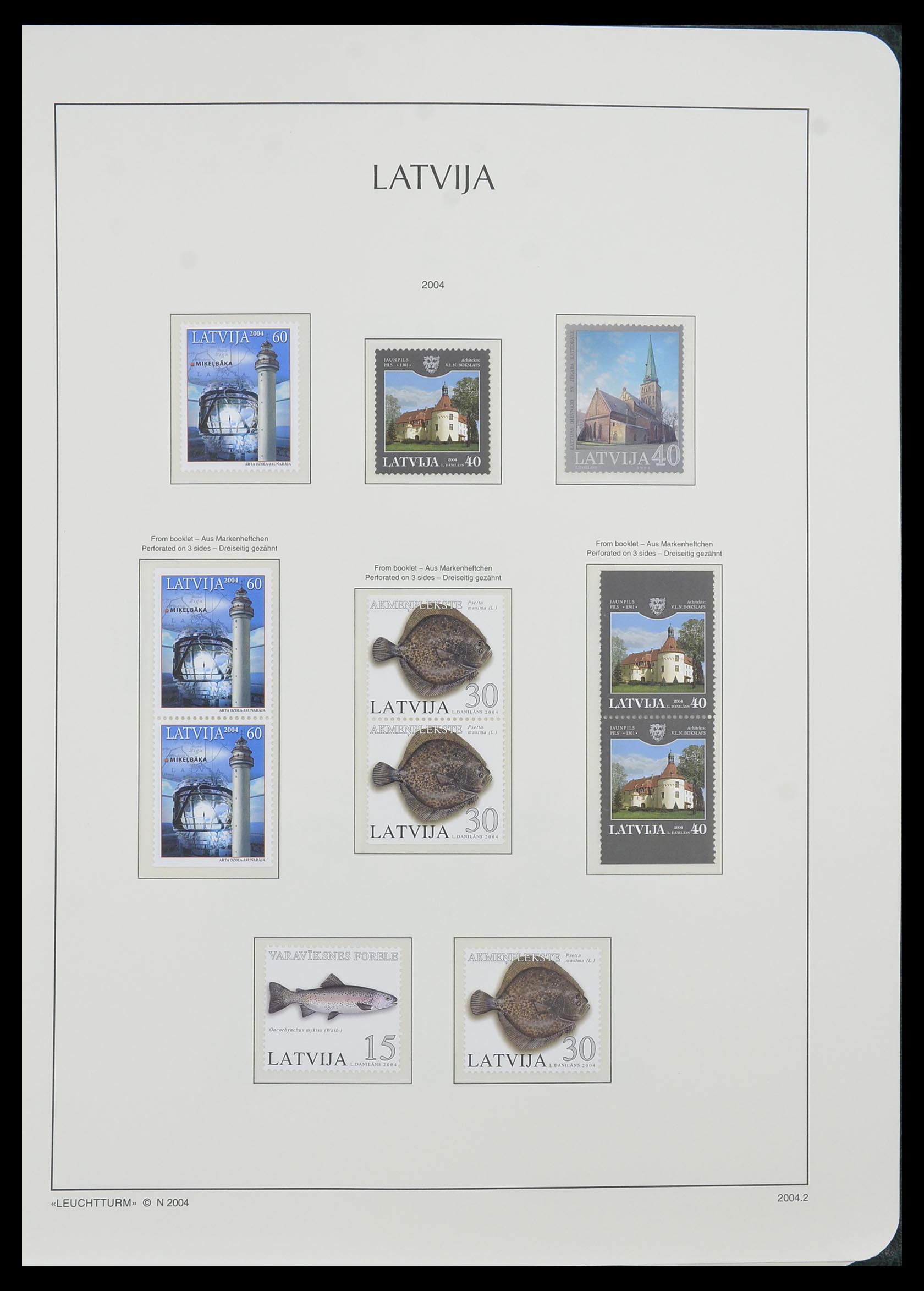 33983 099 - Stamp collection 33983 Baltic States 1990-2012.