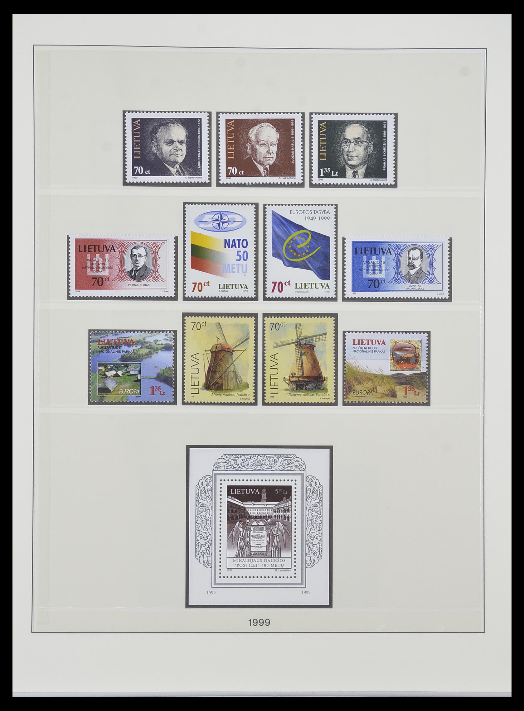 33983 161 - Postzegelverzameling 33983 Baltische Staten 1990-2012.
