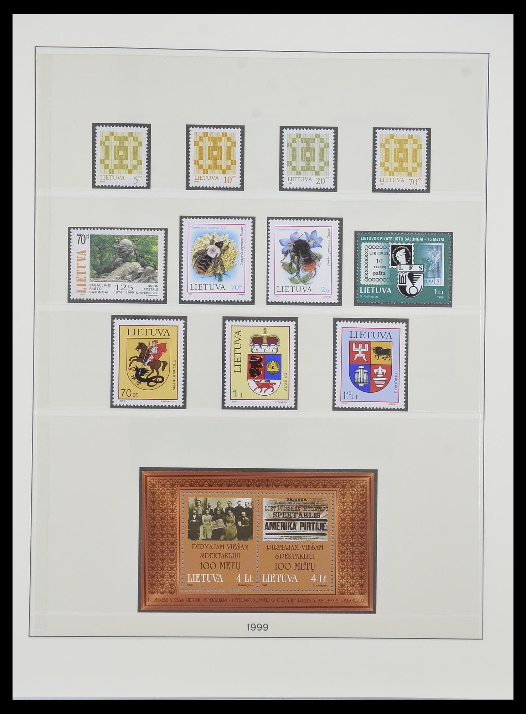 33983 162 - Postzegelverzameling 33983 Baltische Staten 1990-2012.