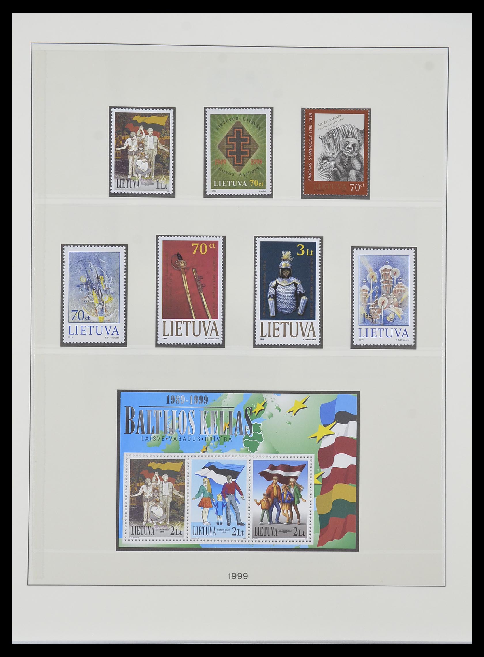 33983 163 - Postzegelverzameling 33983 Baltische Staten 1990-2012.