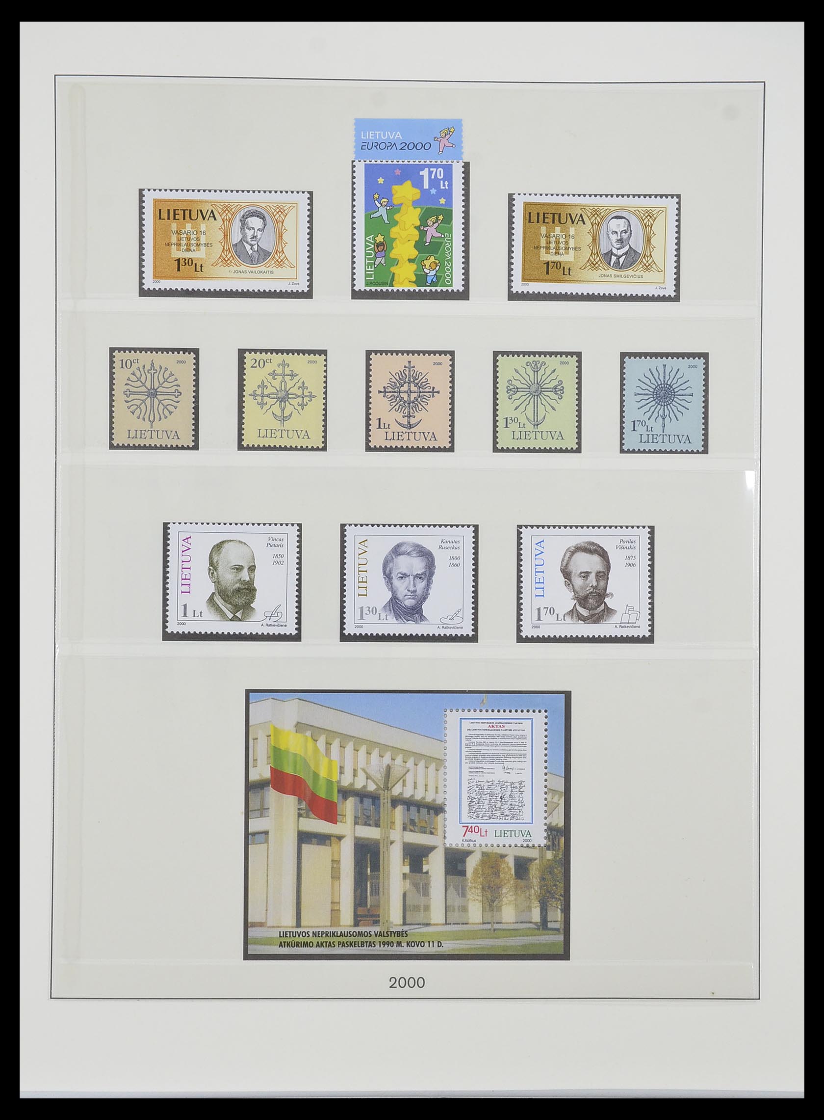 33983 164 - Postzegelverzameling 33983 Baltische Staten 1990-2012.