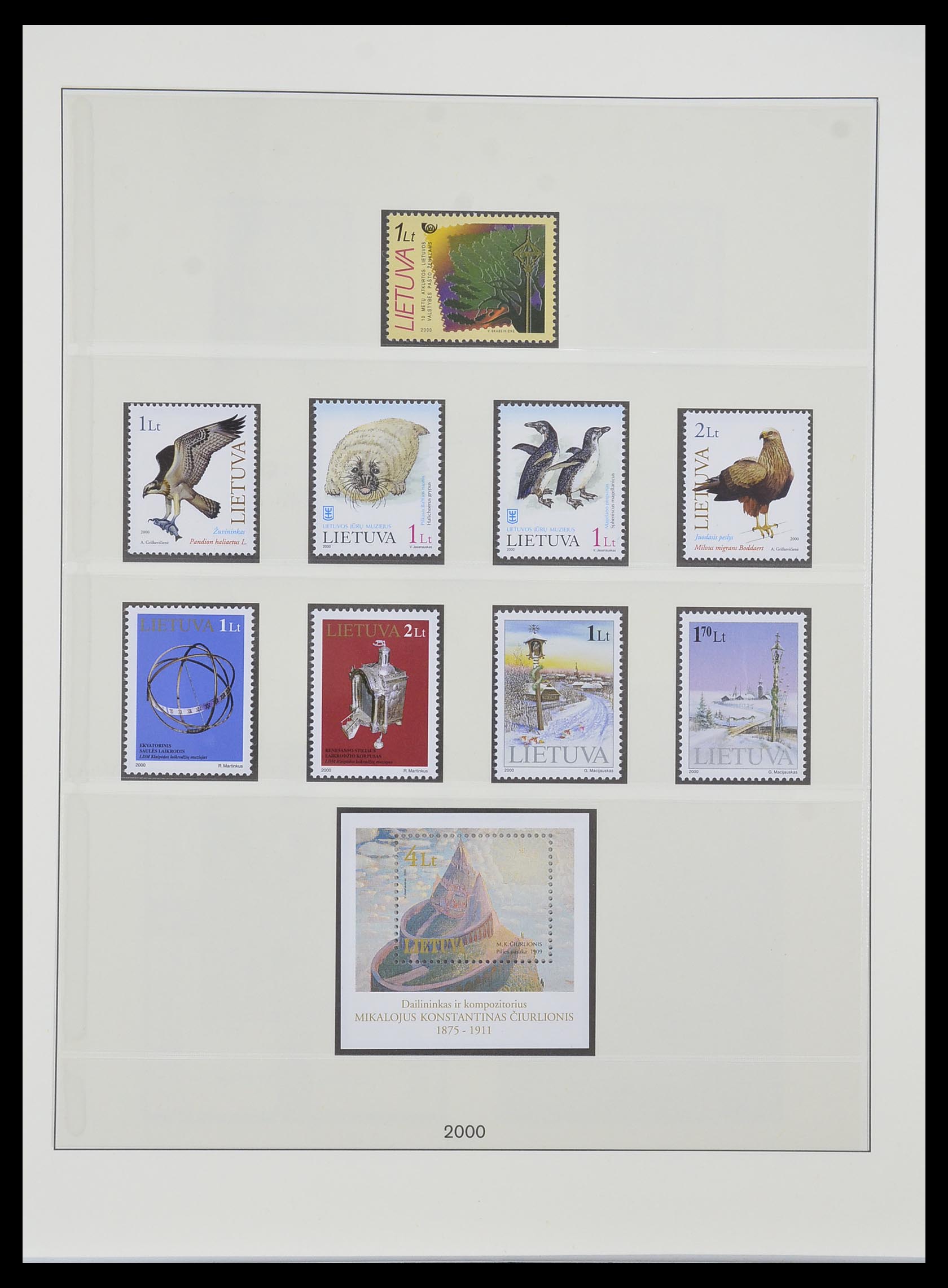 33983 165 - Postzegelverzameling 33983 Baltische Staten 1990-2012.