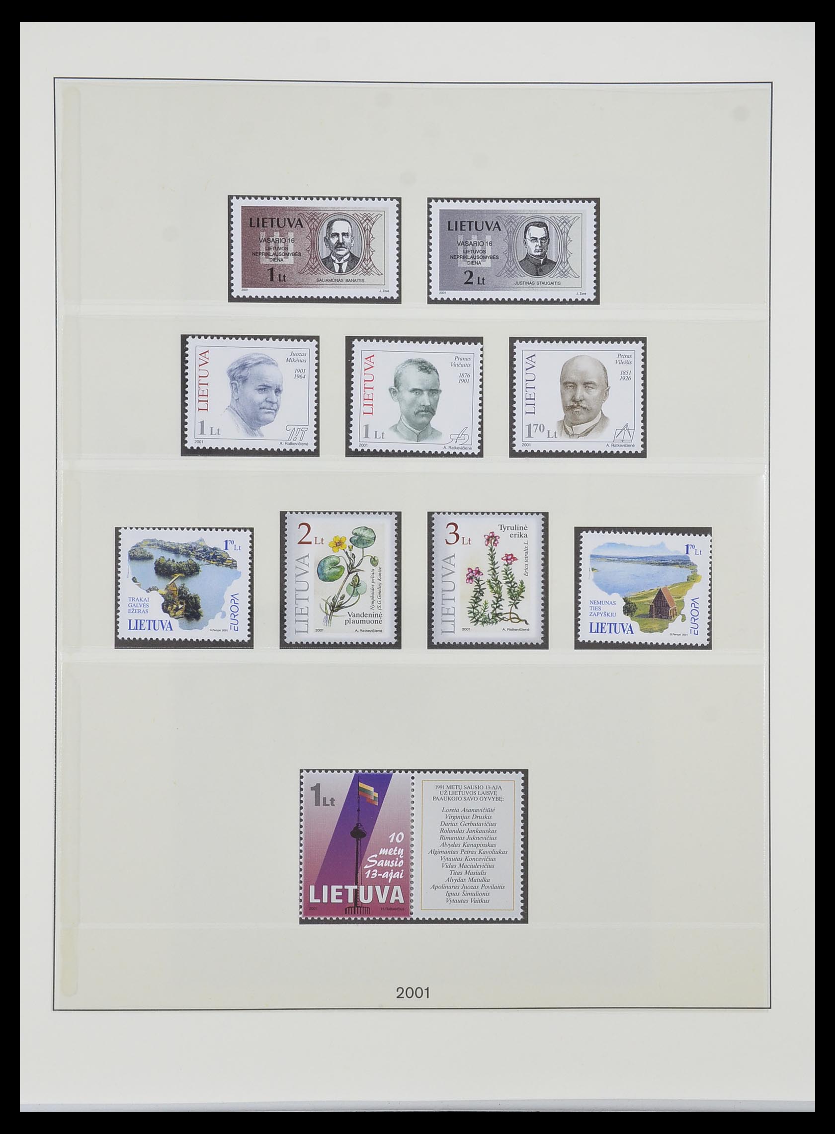 33983 167 - Postzegelverzameling 33983 Baltische Staten 1990-2012.