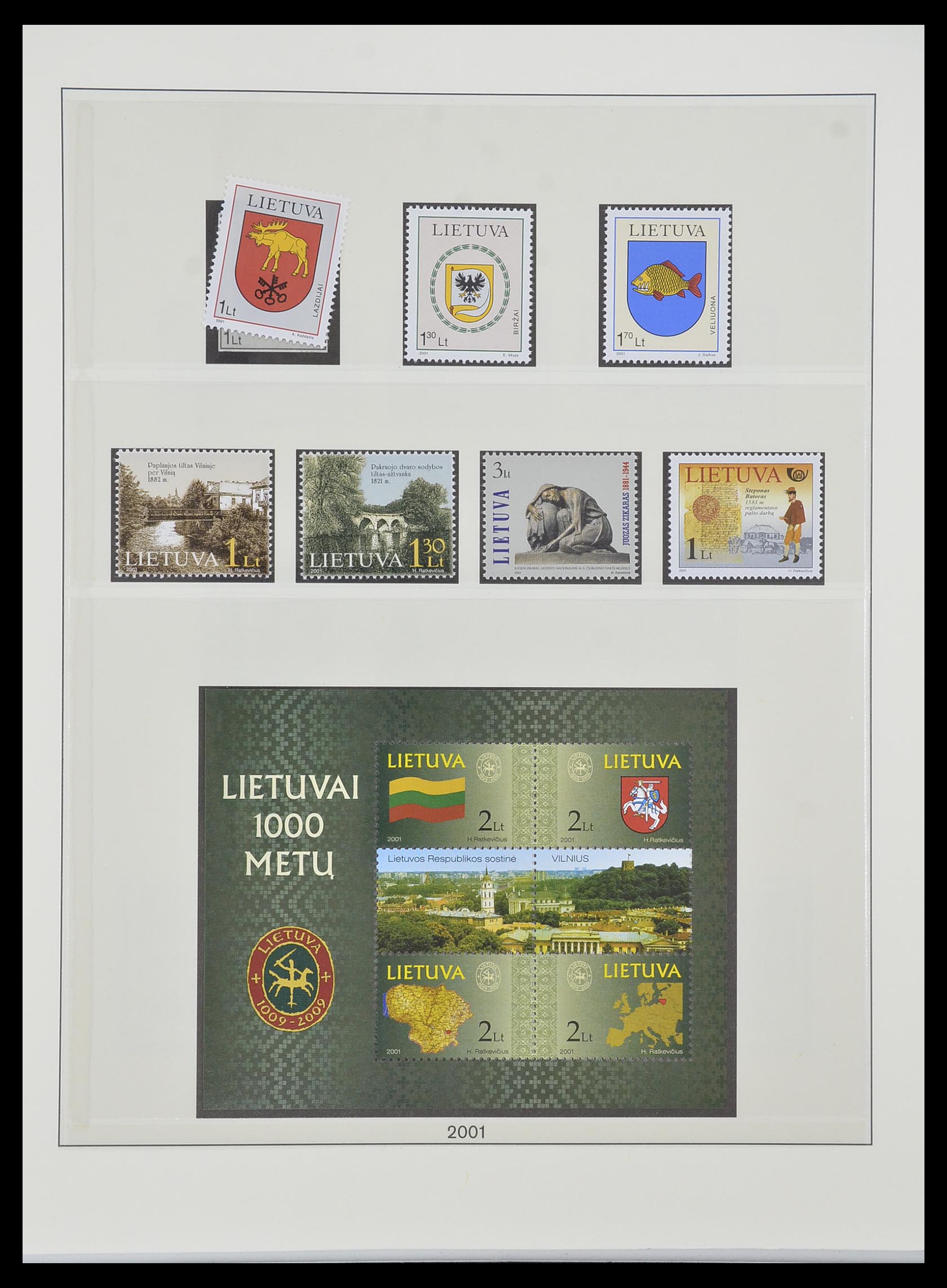 33983 168 - Postzegelverzameling 33983 Baltische Staten 1990-2012.