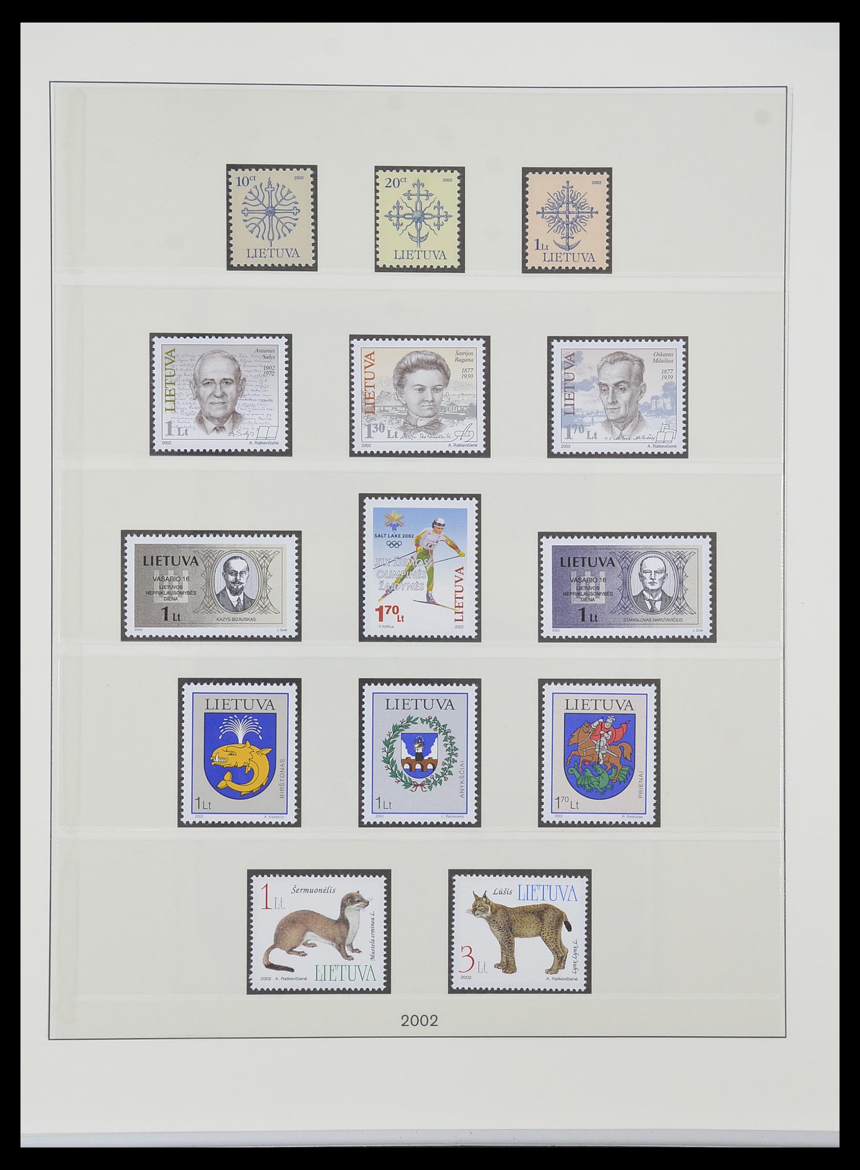 33983 170 - Postzegelverzameling 33983 Baltische Staten 1990-2012.