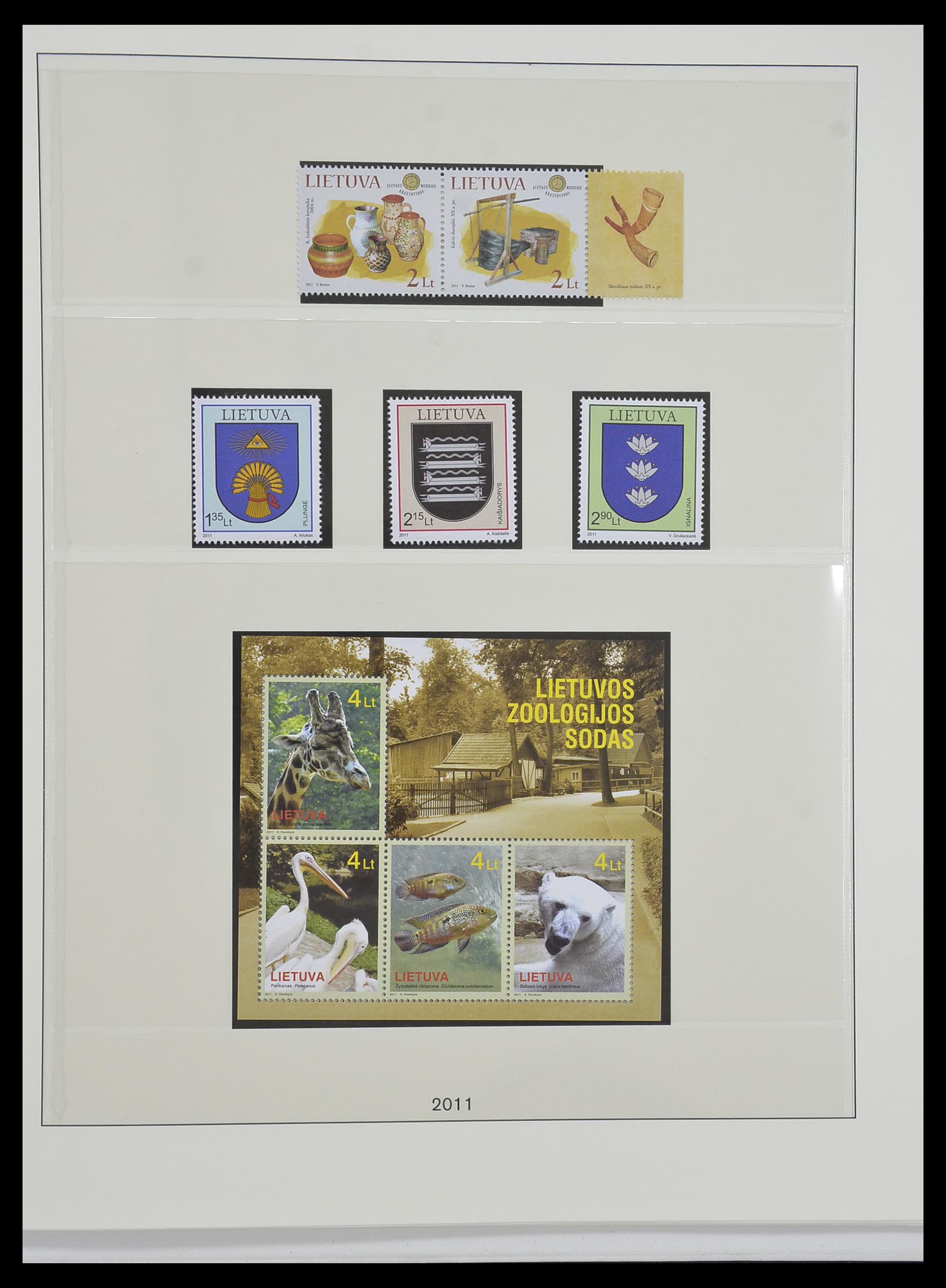 33983 201 - Postzegelverzameling 33983 Baltische Staten 1990-2012.