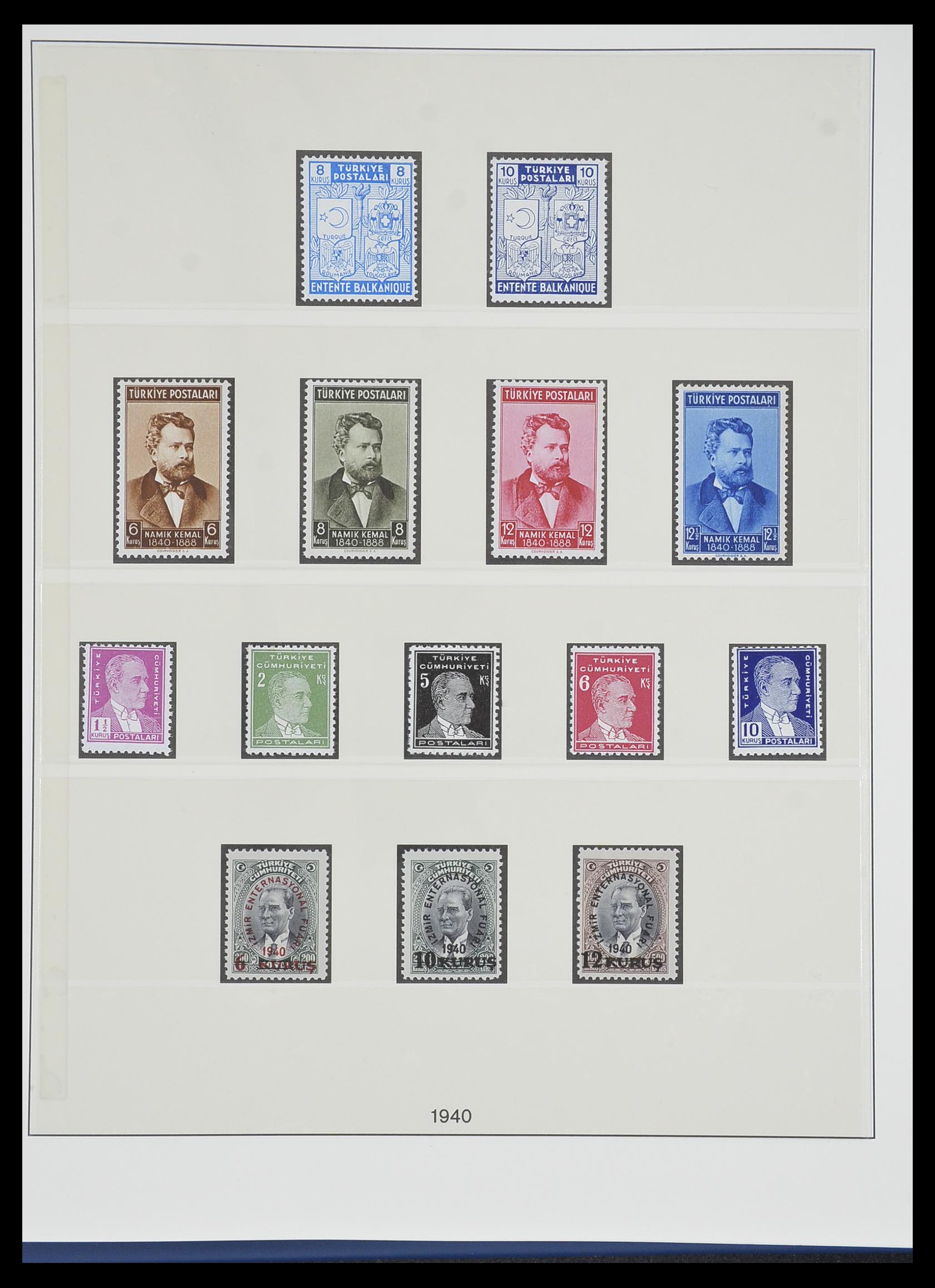 33984 006 - Postzegelverzameling 33984 Turkije 1938-1990.