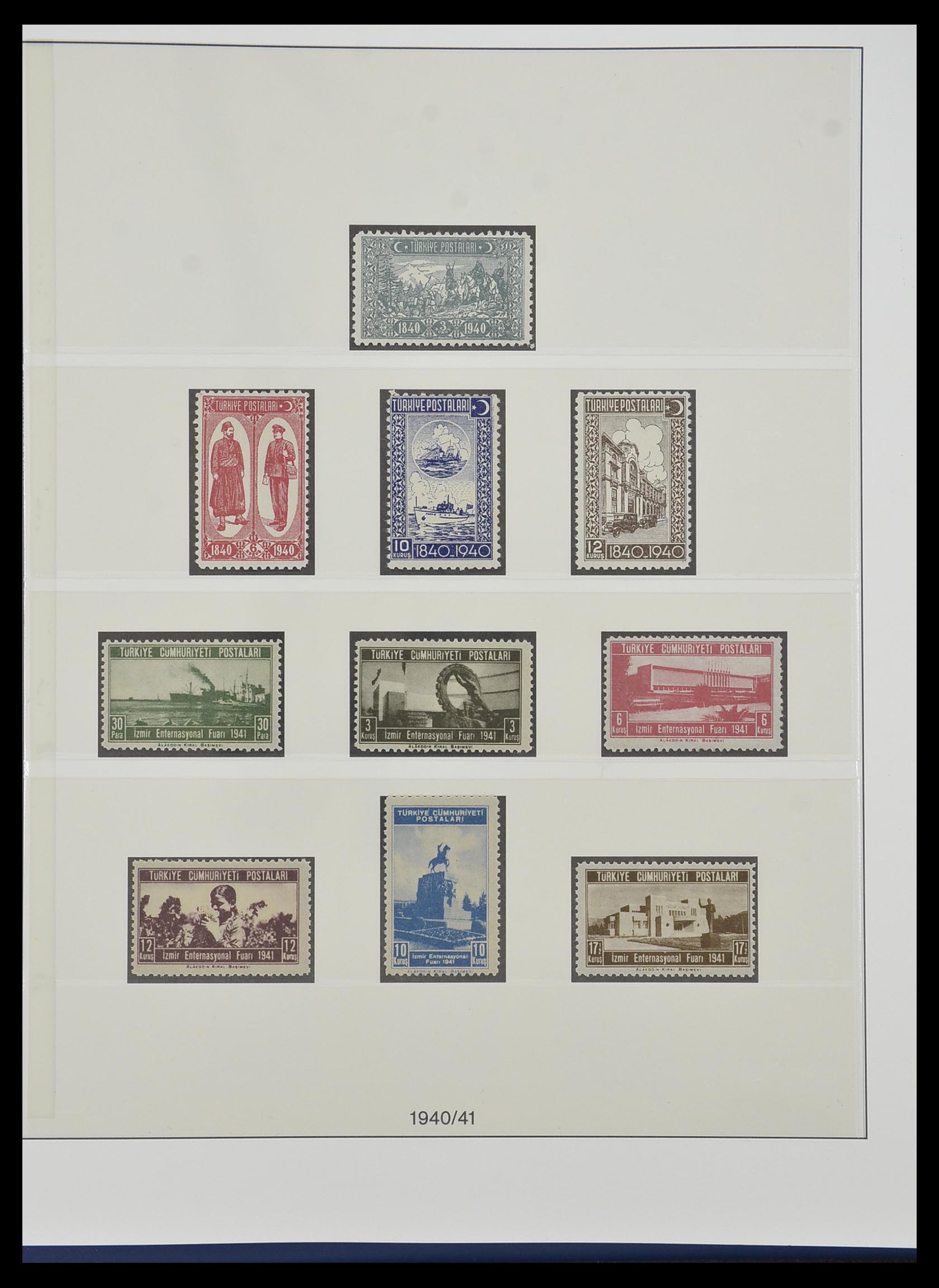 33984 008 - Postzegelverzameling 33984 Turkije 1938-1990.