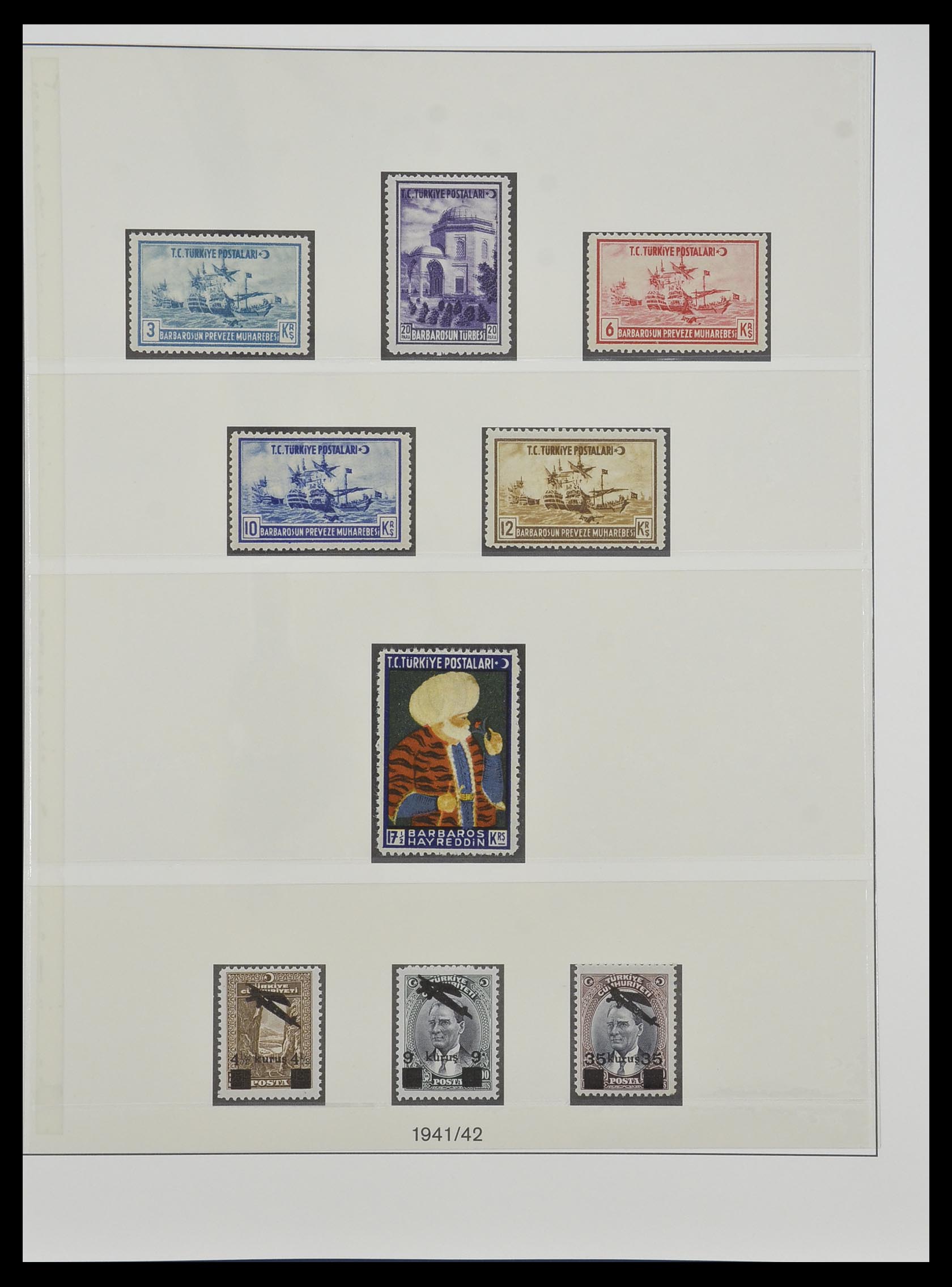 33984 009 - Postzegelverzameling 33984 Turkije 1938-1990.