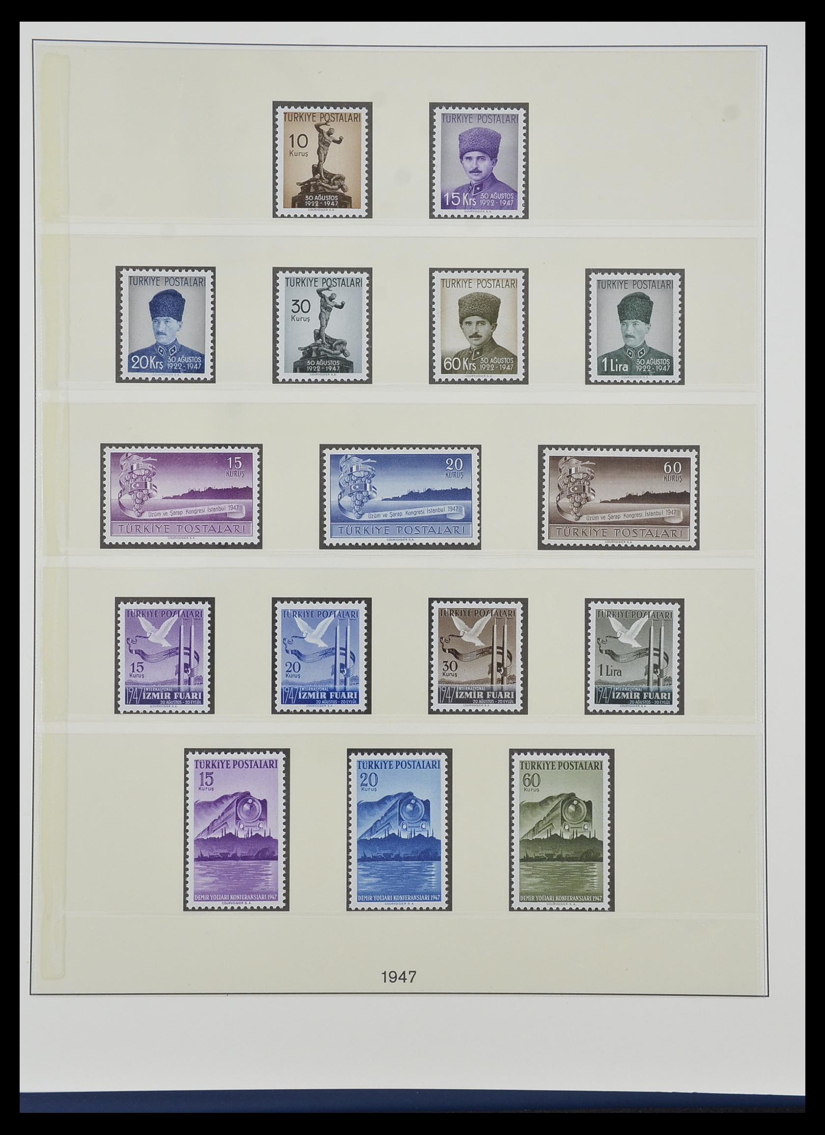 33984 016 - Postzegelverzameling 33984 Turkije 1938-1990.