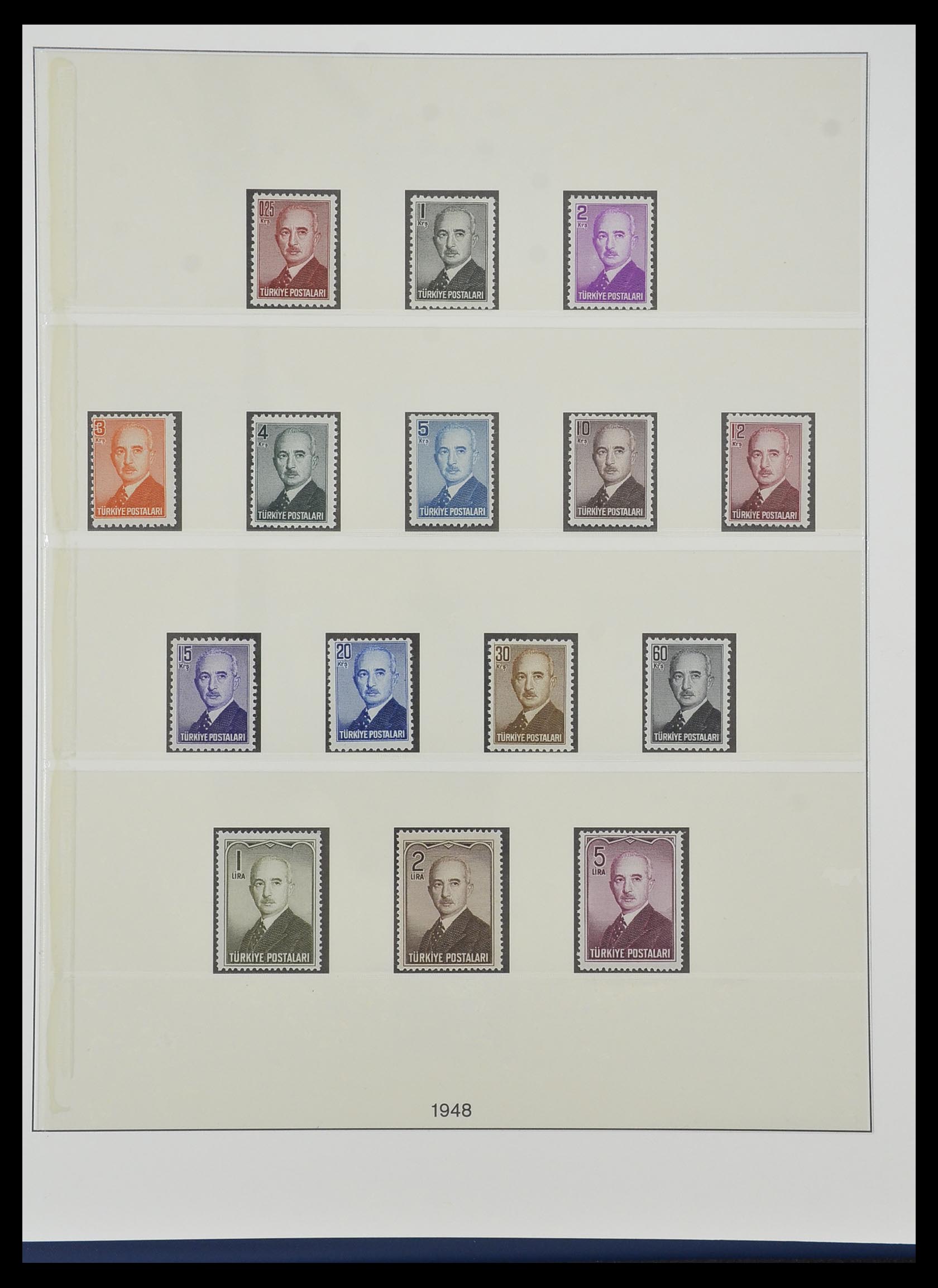 33984 017 - Postzegelverzameling 33984 Turkije 1938-1990.