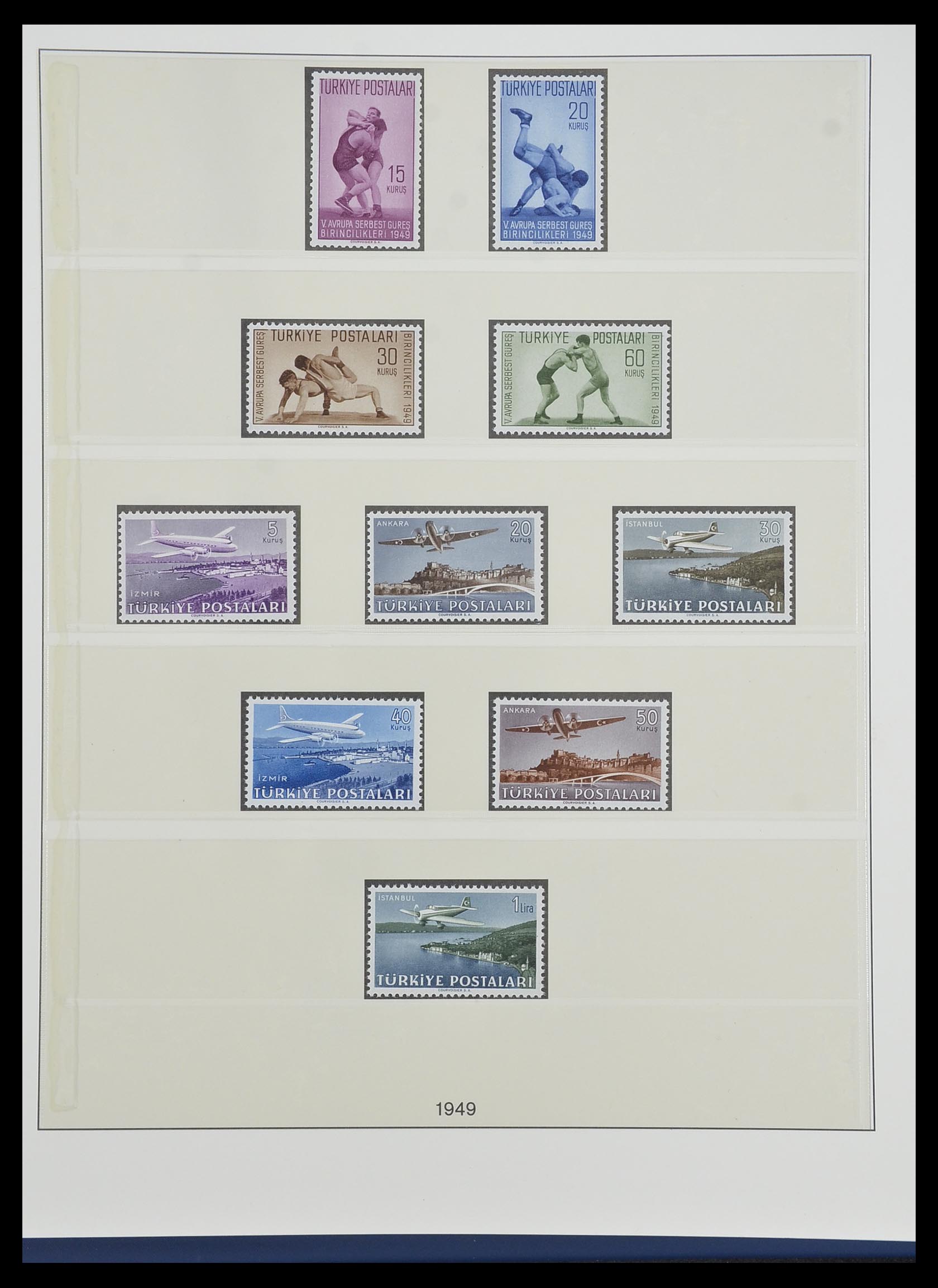 33984 019 - Postzegelverzameling 33984 Turkije 1938-1990.
