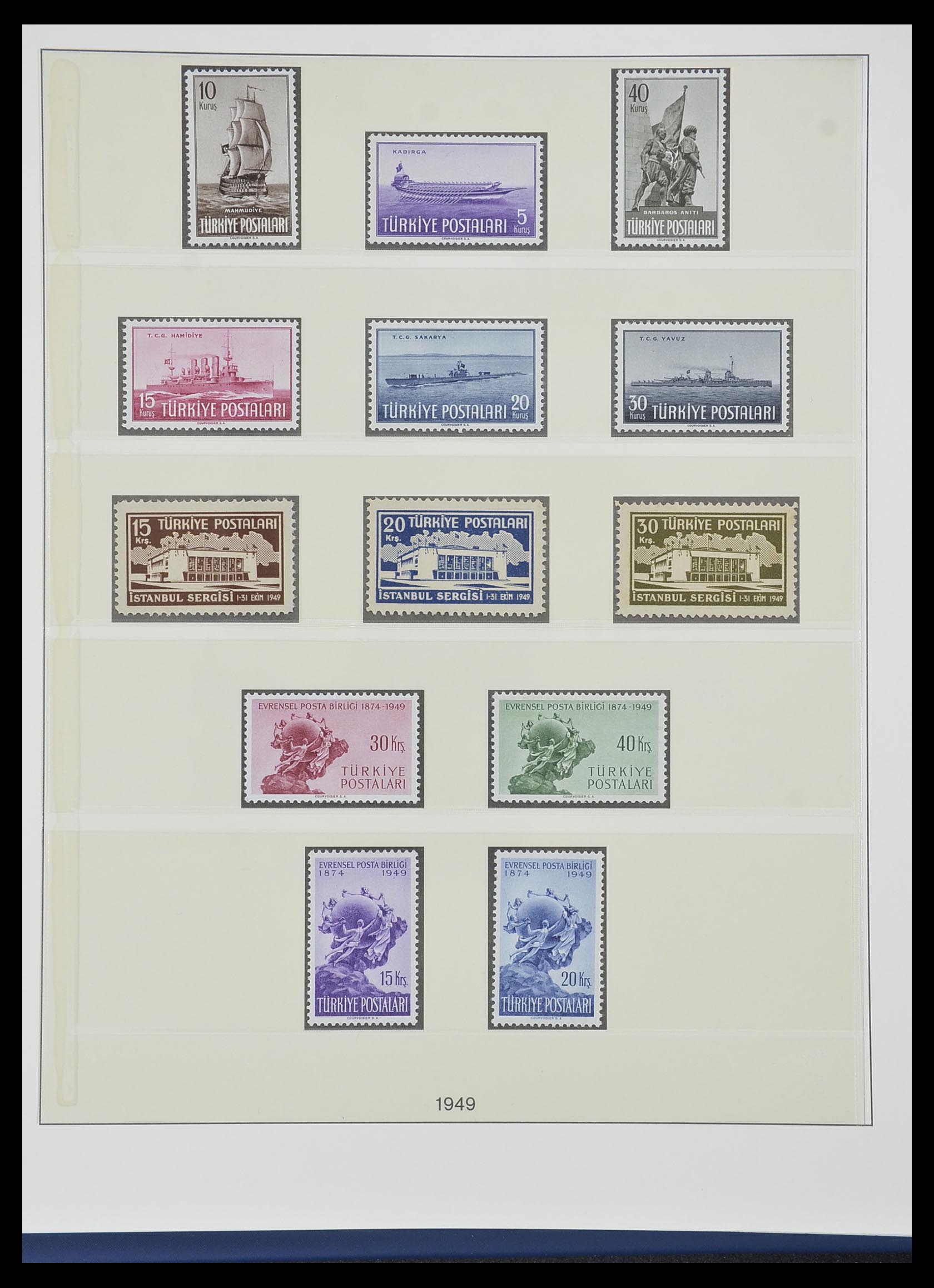 33984 020 - Postzegelverzameling 33984 Turkije 1938-1990.