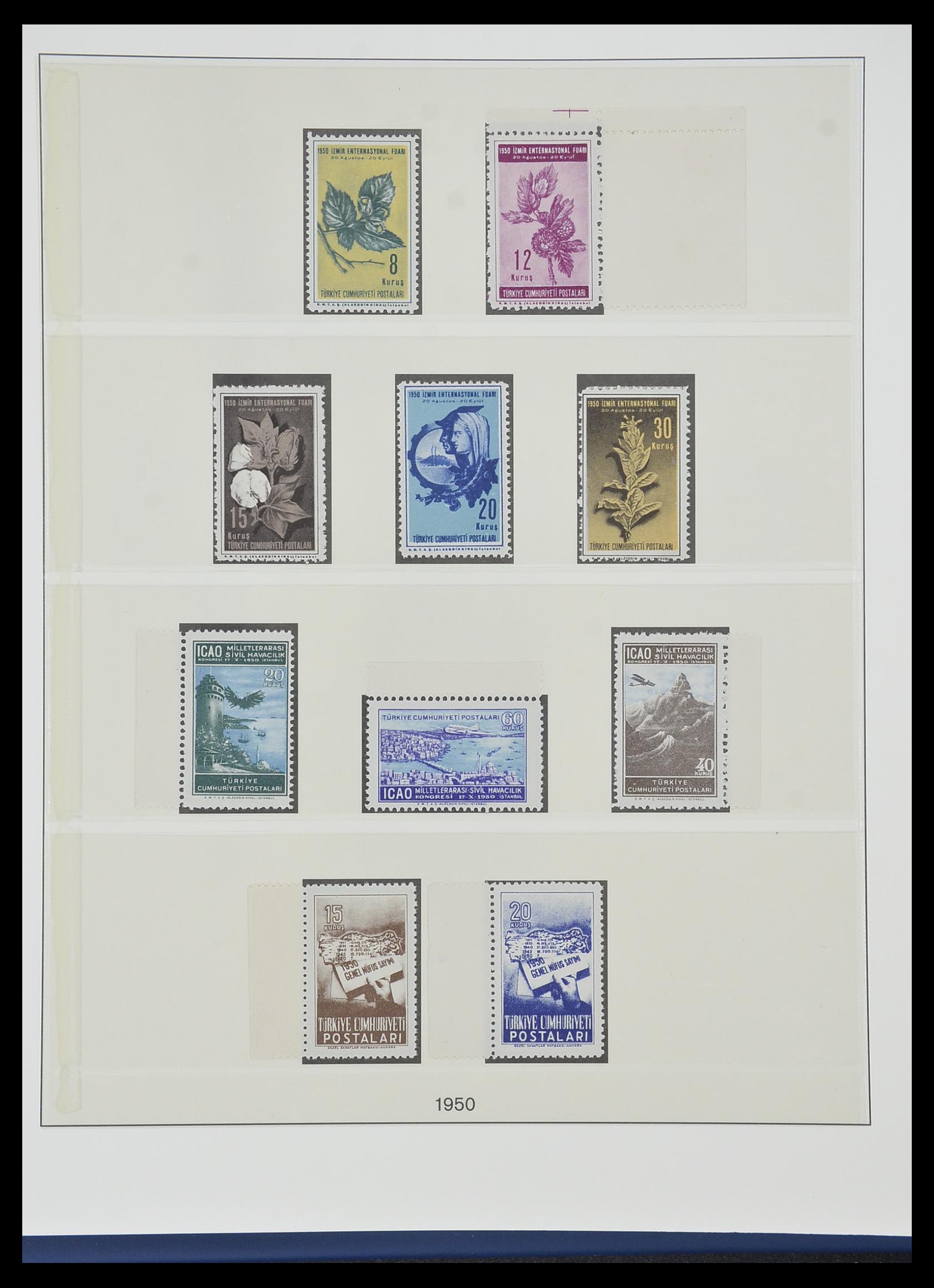 33984 022 - Postzegelverzameling 33984 Turkije 1938-1990.