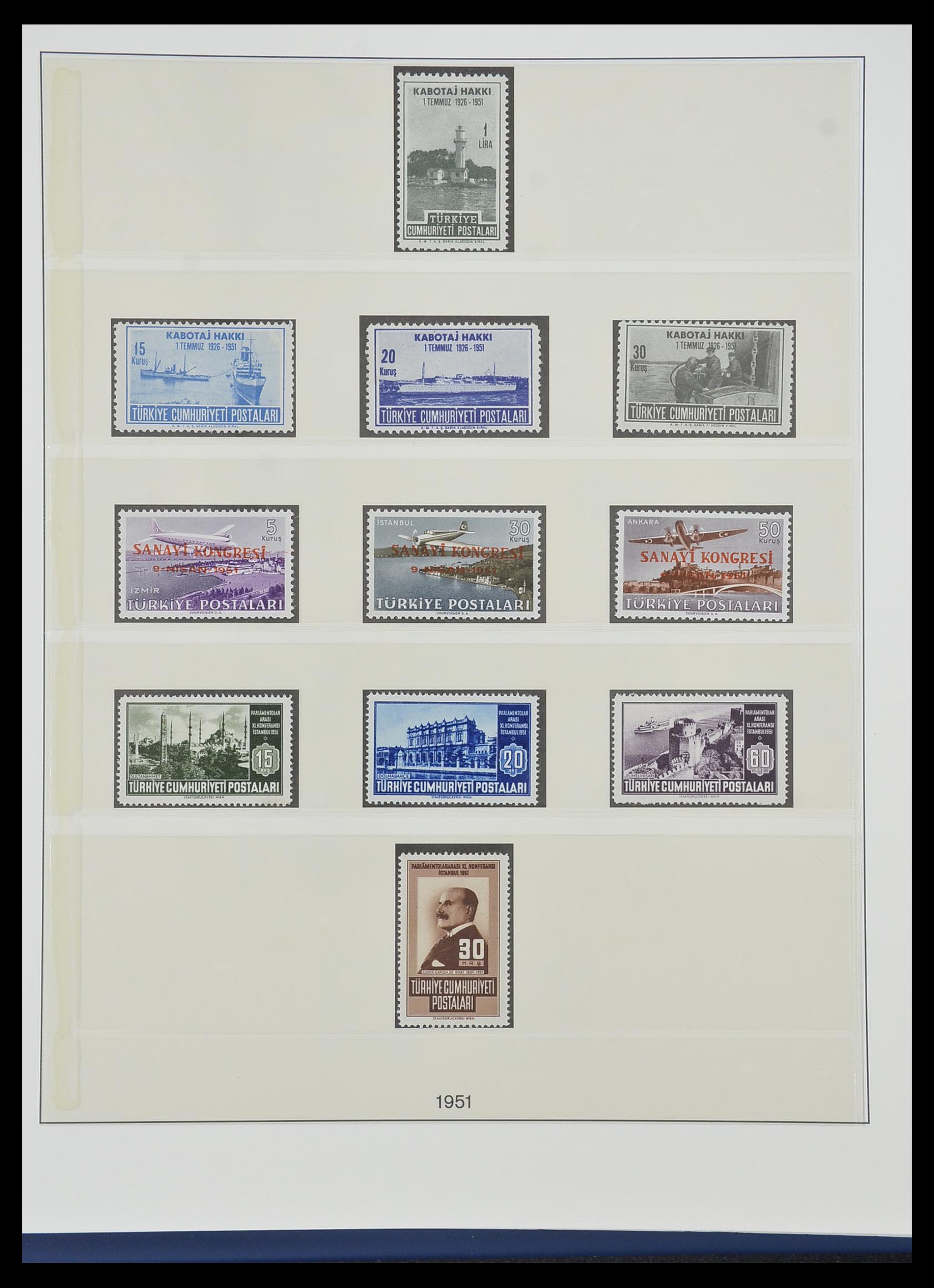 33984 024 - Postzegelverzameling 33984 Turkije 1938-1990.