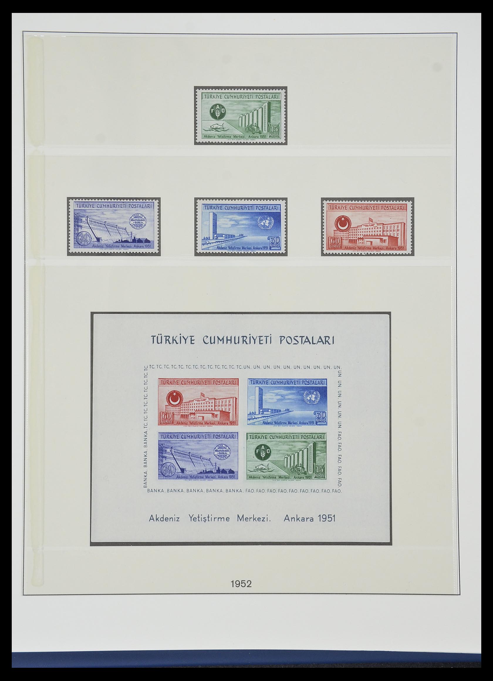 33984 026 - Postzegelverzameling 33984 Turkije 1938-1990.