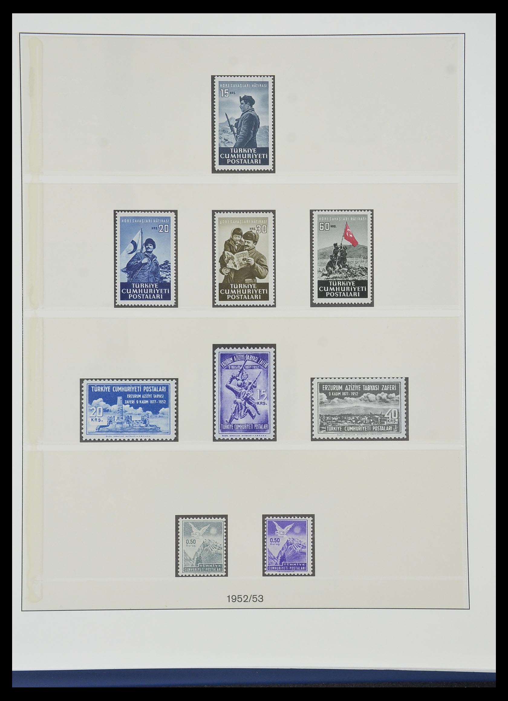 33984 030 - Postzegelverzameling 33984 Turkije 1938-1990.