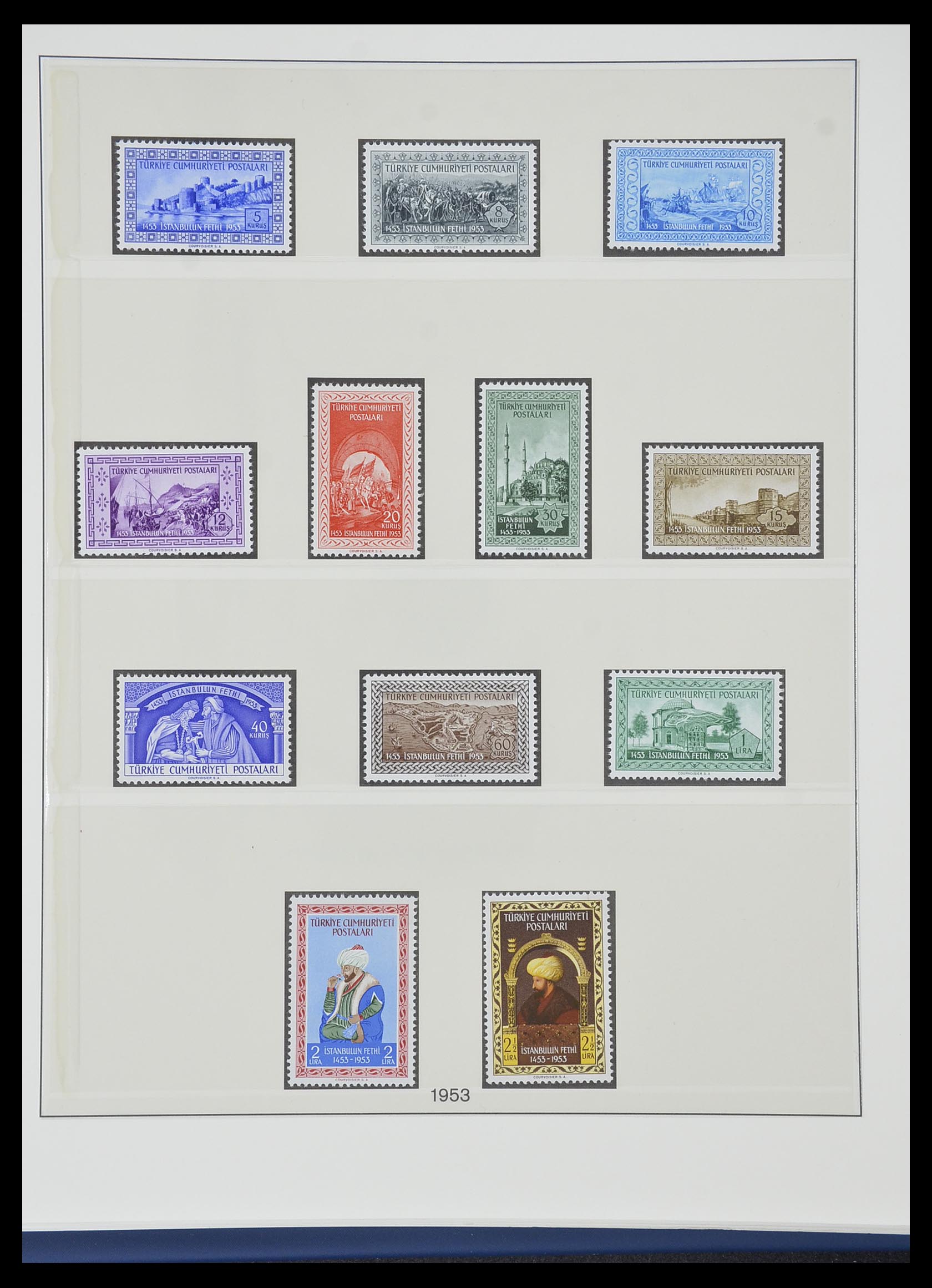 33984 031 - Postzegelverzameling 33984 Turkije 1938-1990.