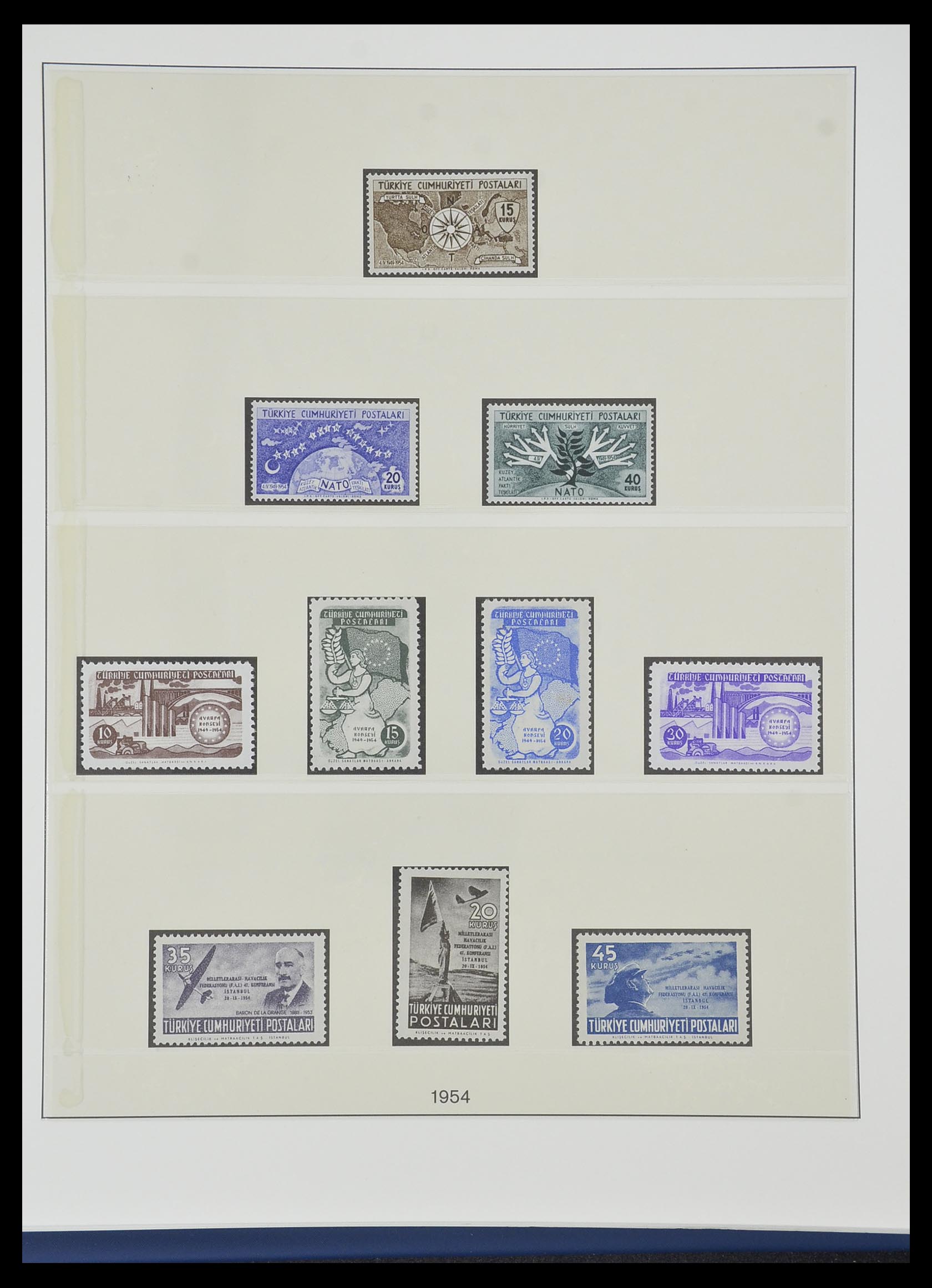 33984 036 - Postzegelverzameling 33984 Turkije 1938-1990.