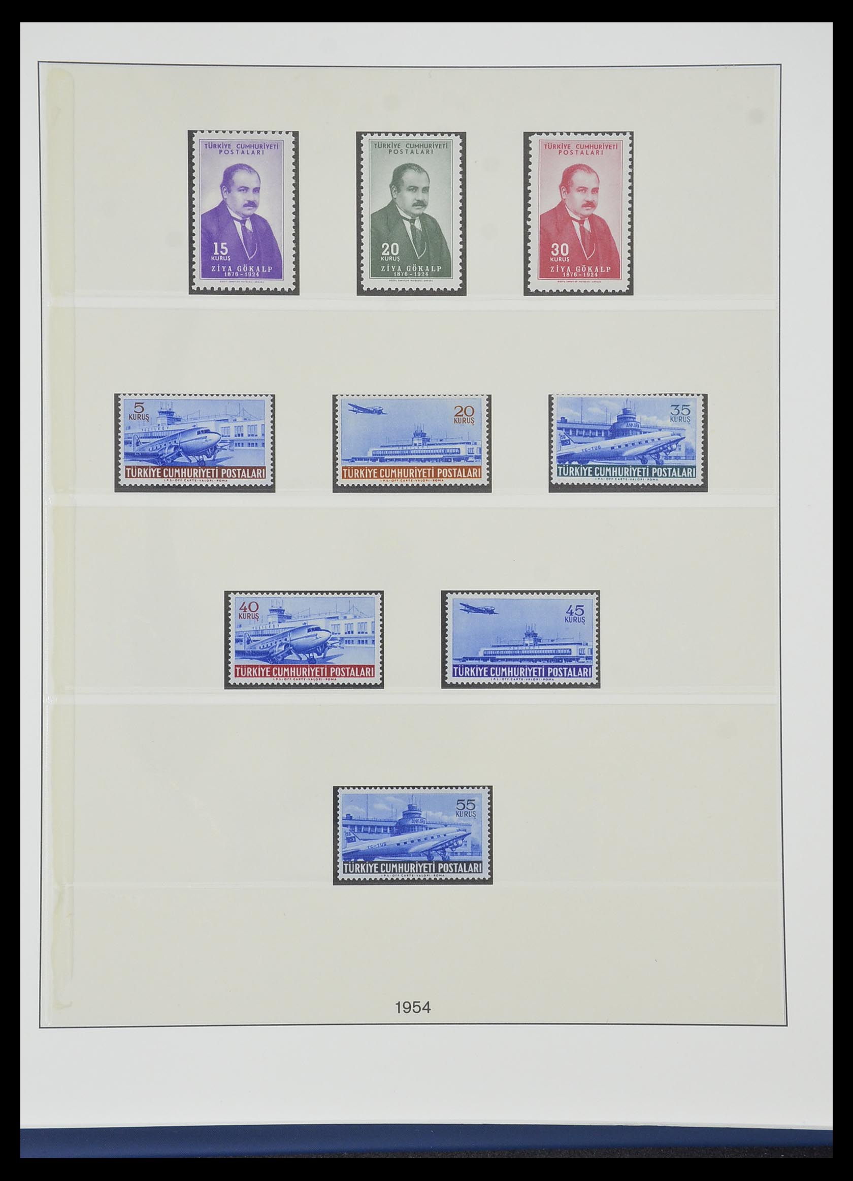 33984 038 - Postzegelverzameling 33984 Turkije 1938-1990.