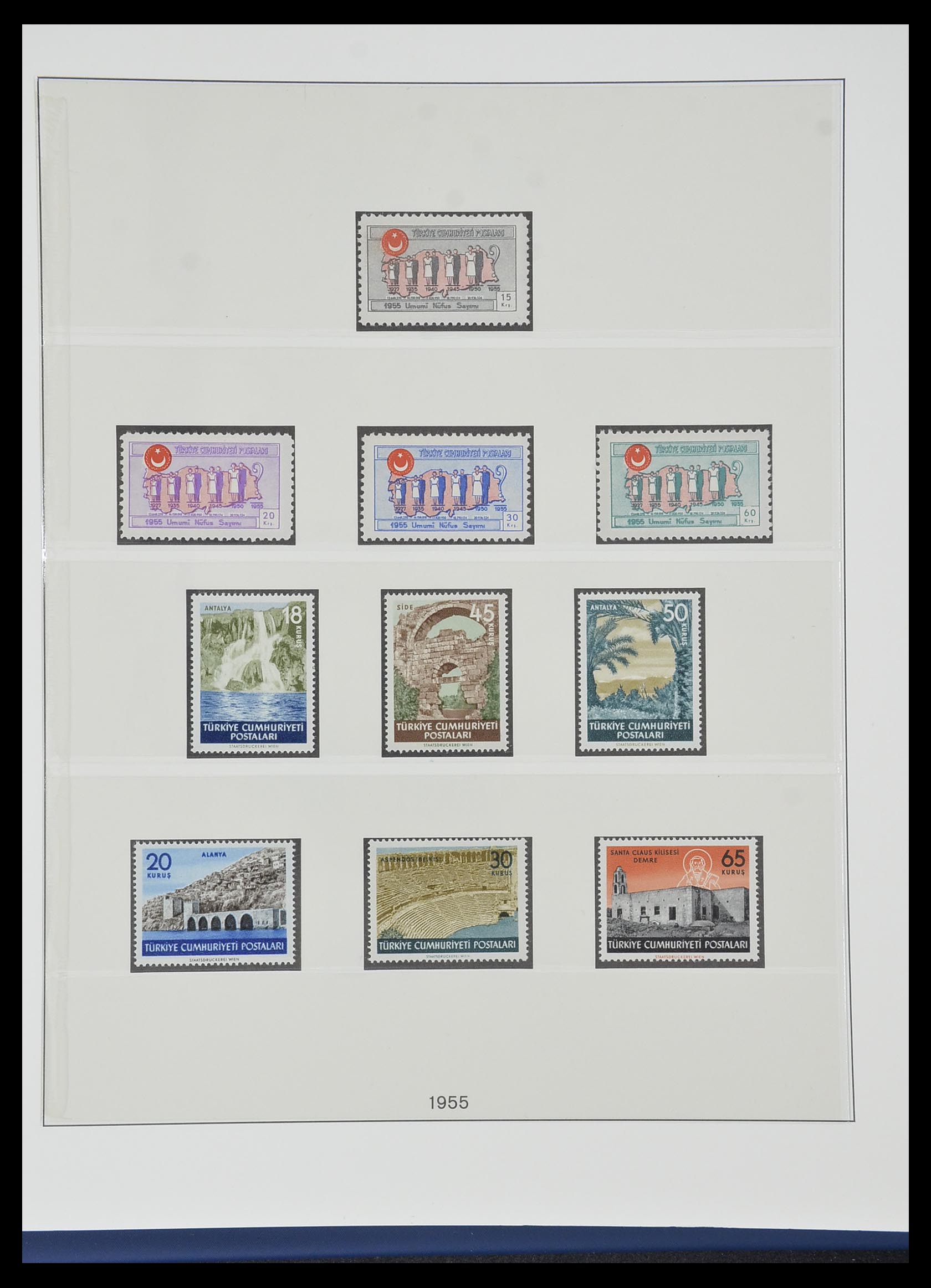 33984 042 - Postzegelverzameling 33984 Turkije 1938-1990.