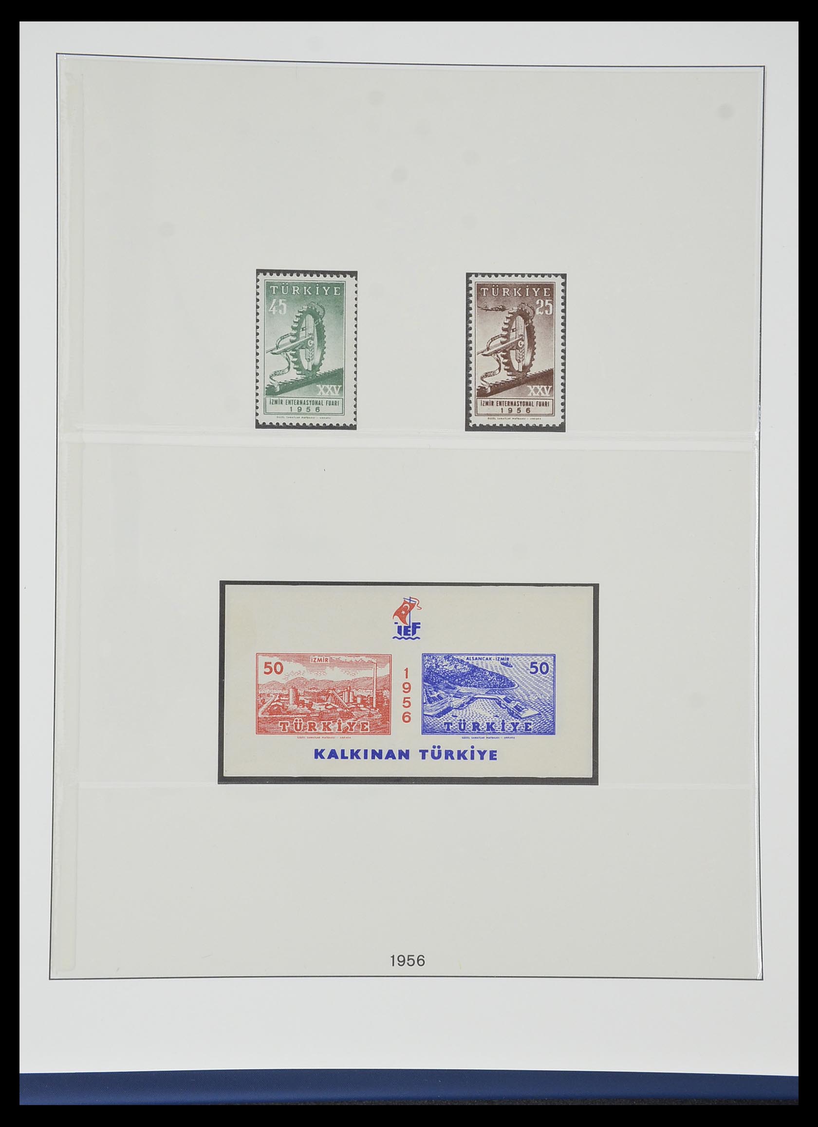 33984 045 - Postzegelverzameling 33984 Turkije 1938-1990.