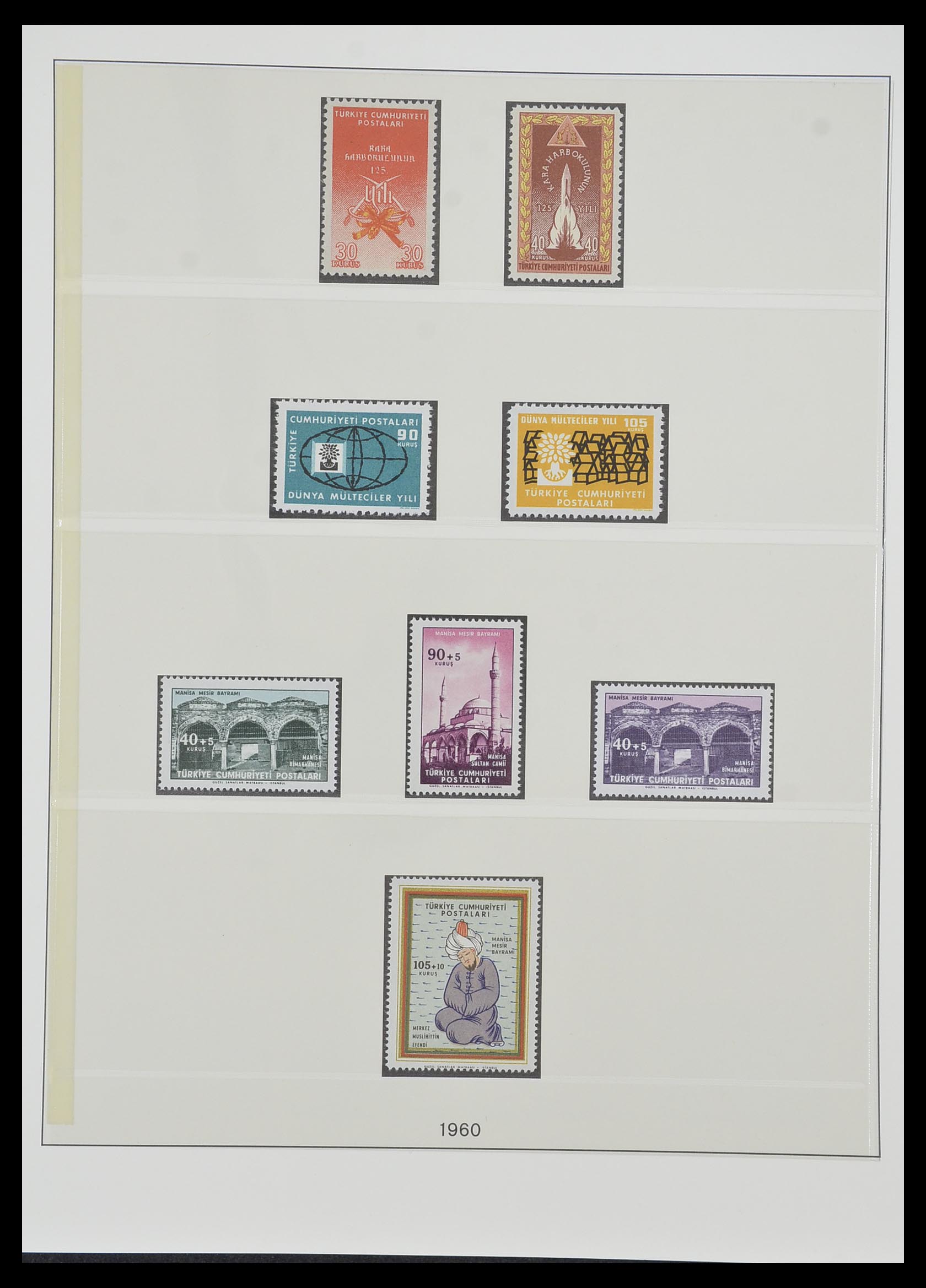 33984 064 - Postzegelverzameling 33984 Turkije 1938-1990.