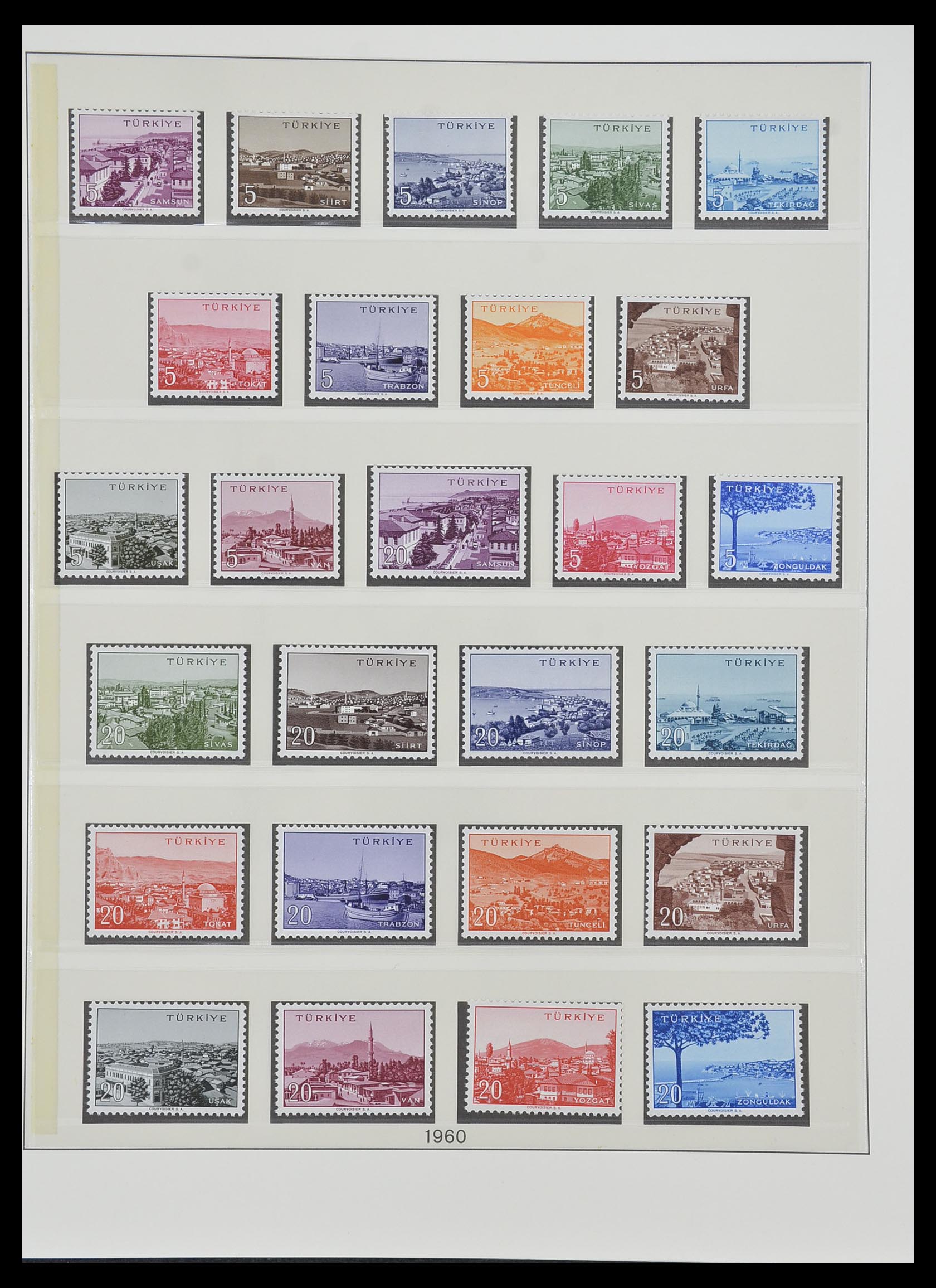 33984 065 - Postzegelverzameling 33984 Turkije 1938-1990.