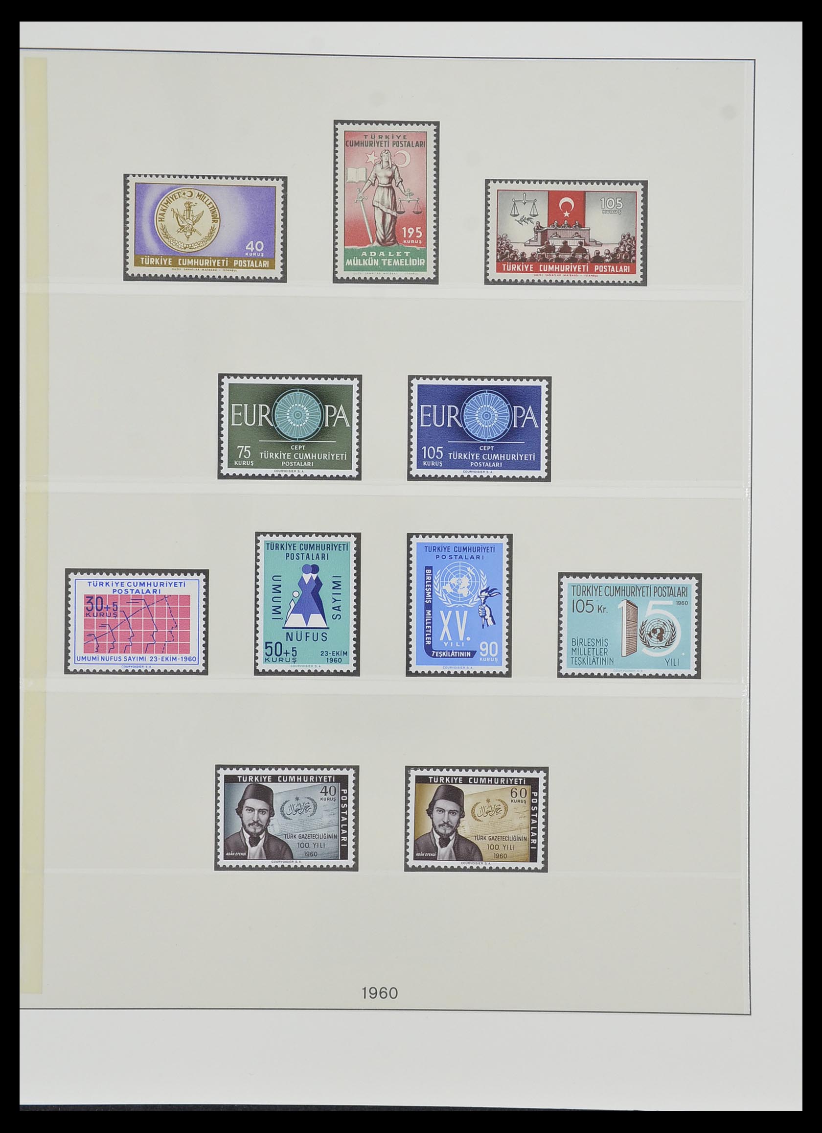 33984 067 - Postzegelverzameling 33984 Turkije 1938-1990.