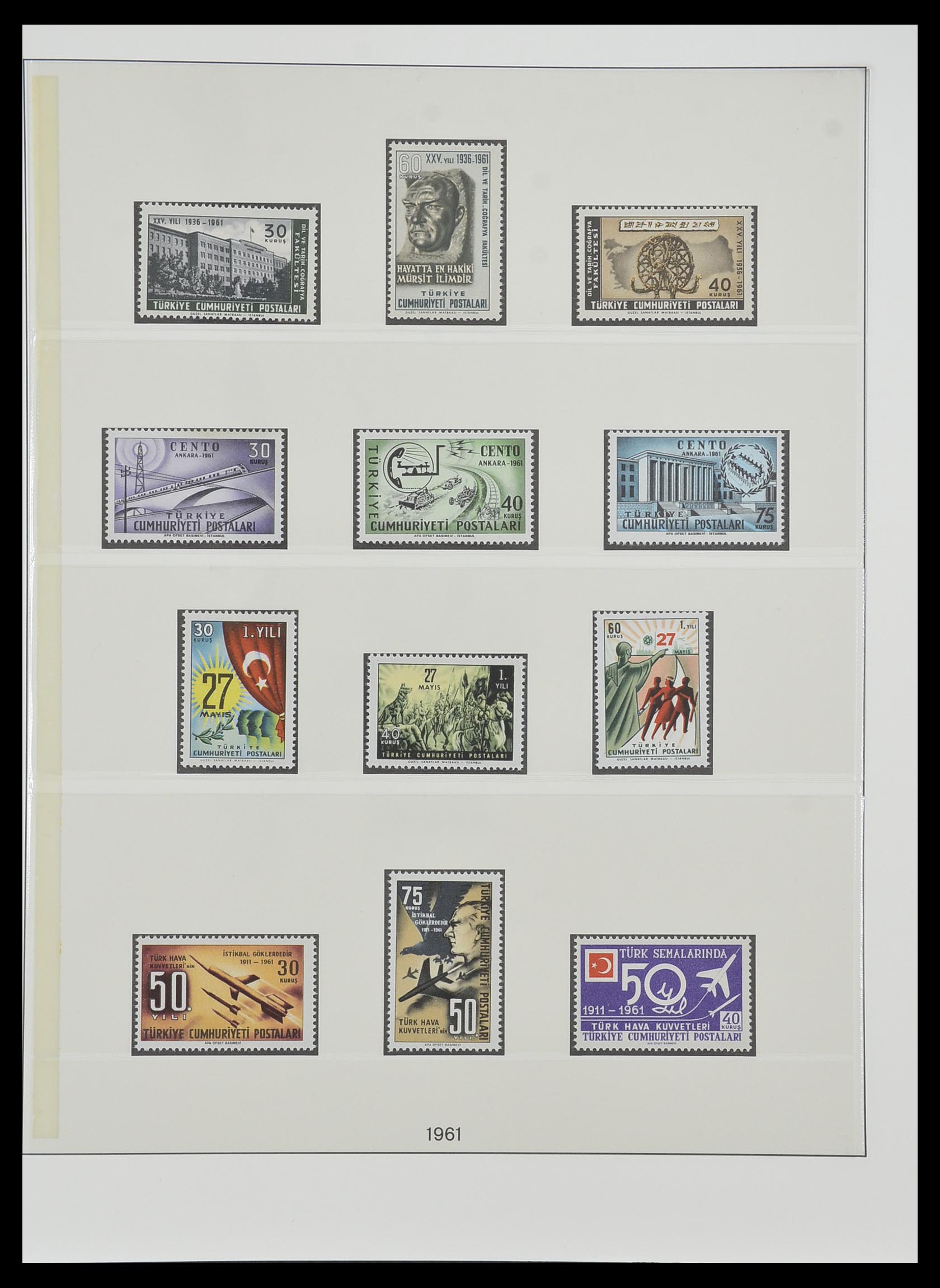 33984 069 - Postzegelverzameling 33984 Turkije 1938-1990.