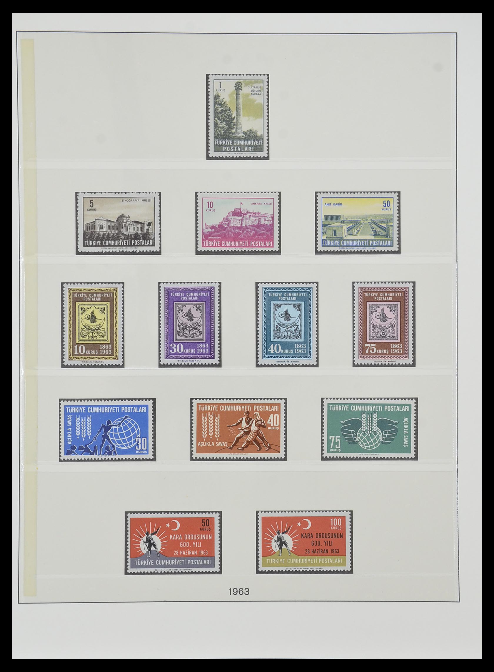33984 074 - Postzegelverzameling 33984 Turkije 1938-1990.