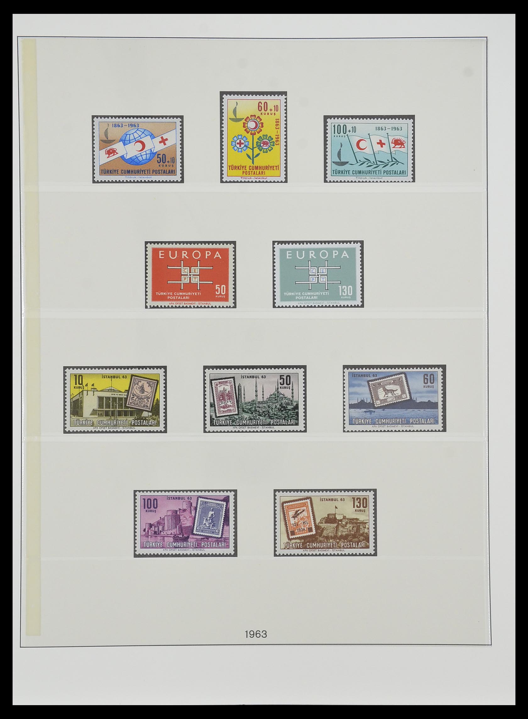 33984 076 - Postzegelverzameling 33984 Turkije 1938-1990.