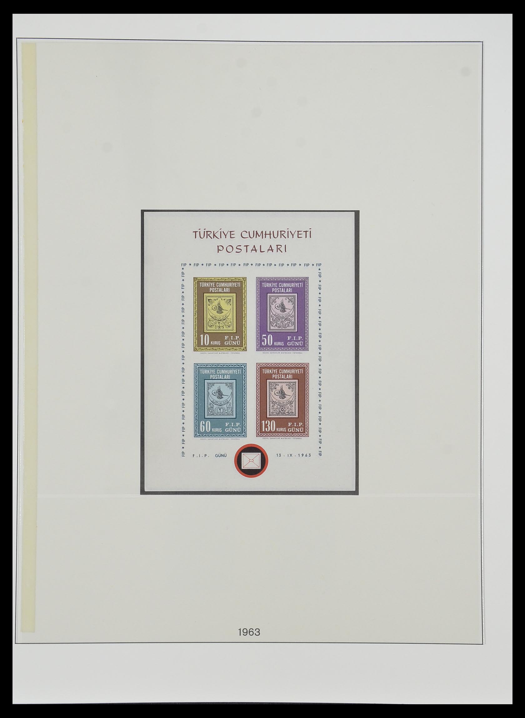 33984 077 - Postzegelverzameling 33984 Turkije 1938-1990.