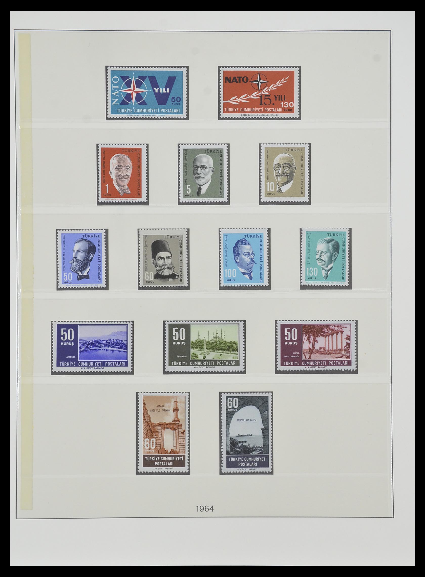 33984 079 - Postzegelverzameling 33984 Turkije 1938-1990.