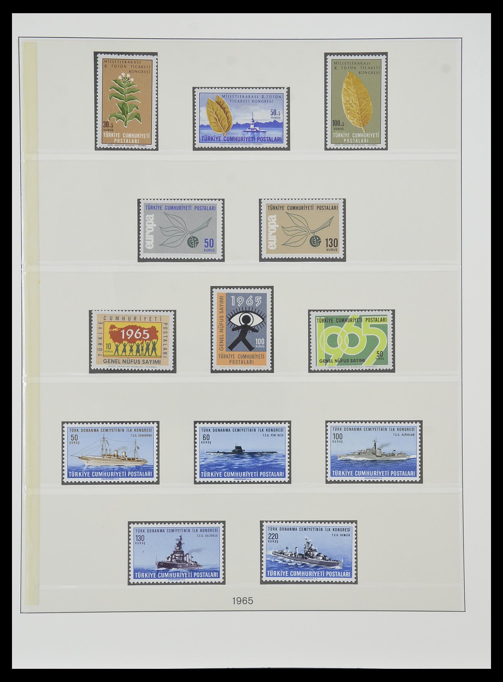 33984 083 - Postzegelverzameling 33984 Turkije 1938-1990.