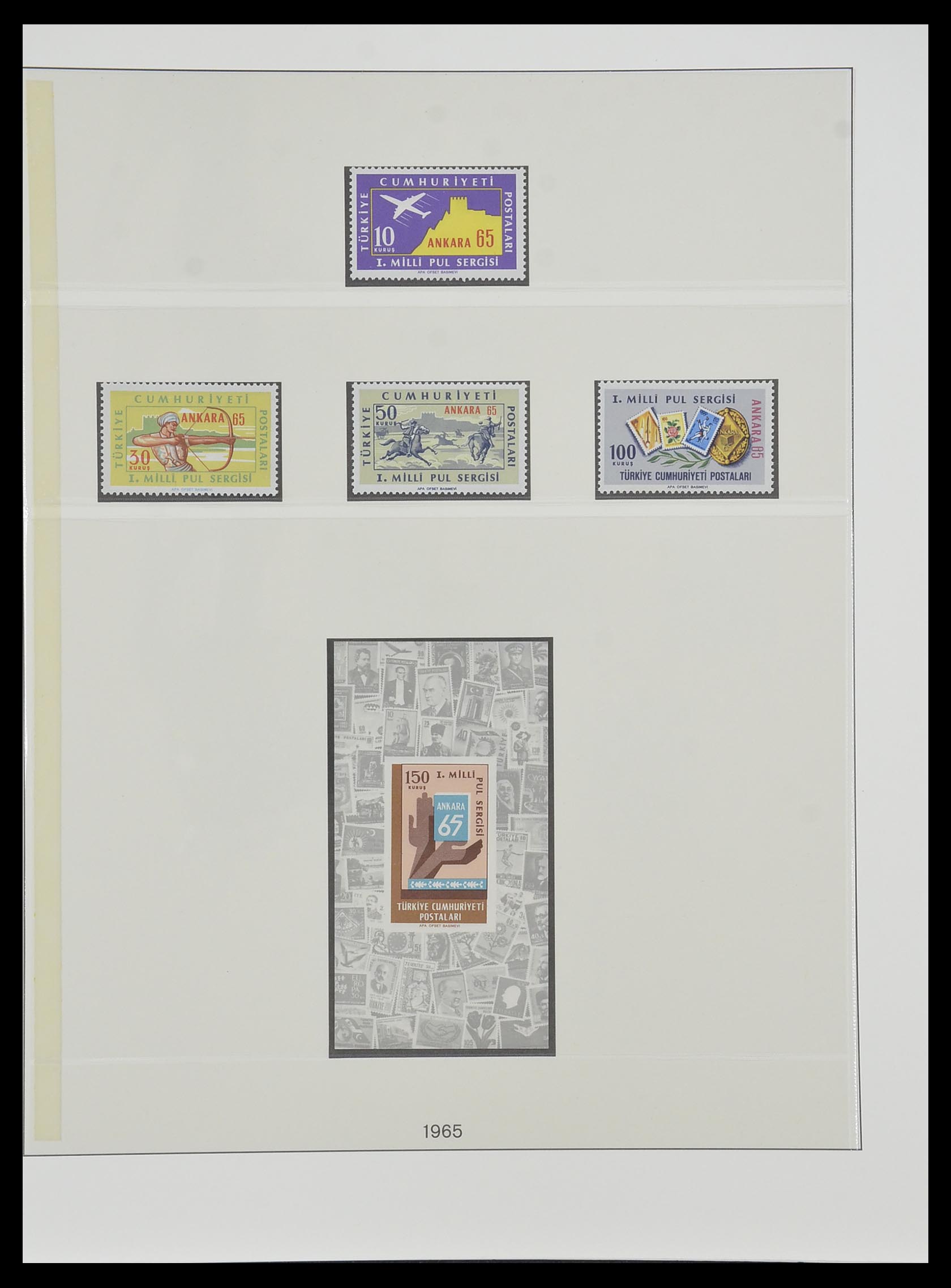 33984 084 - Postzegelverzameling 33984 Turkije 1938-1990.